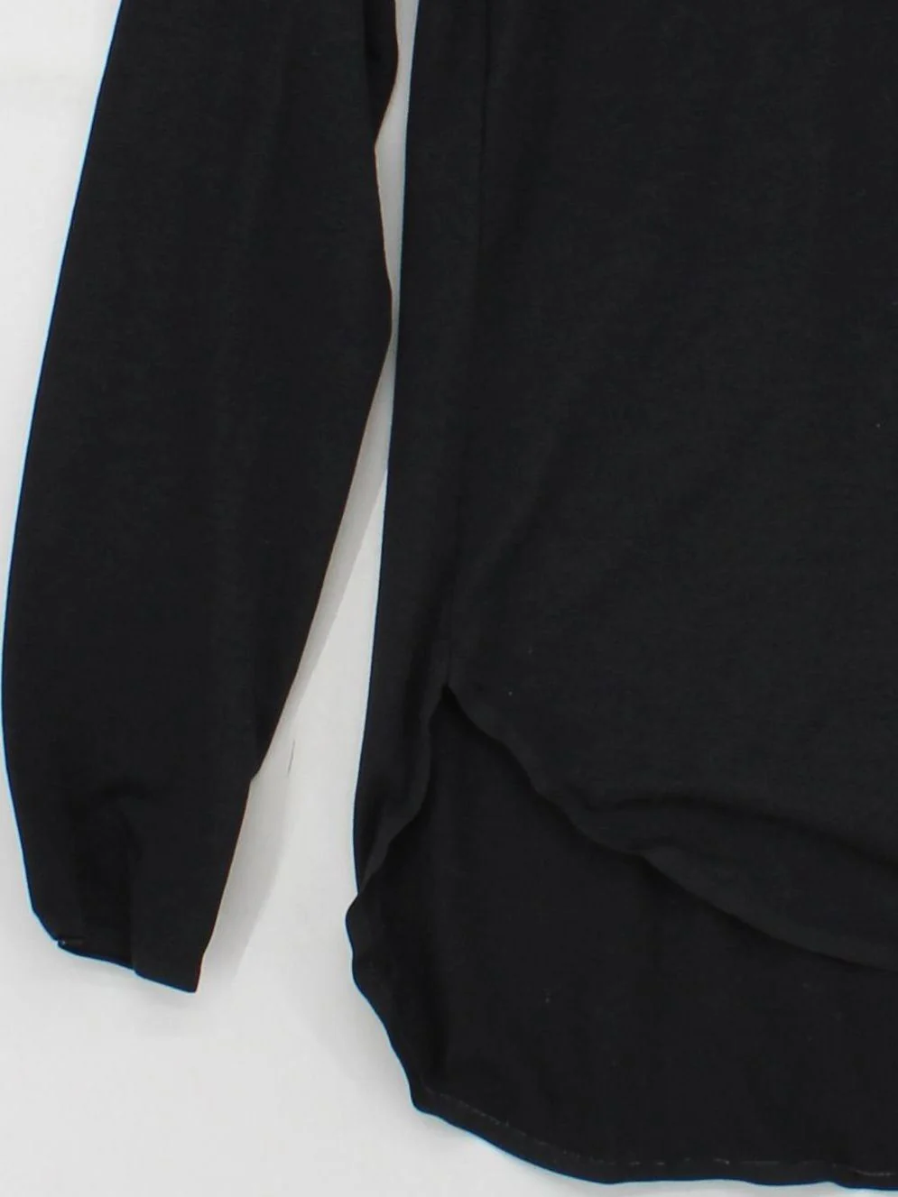 Uniqlo Women's Top XS Black Polyester with Lyocell Modal, Elastane Basic - Image 4
