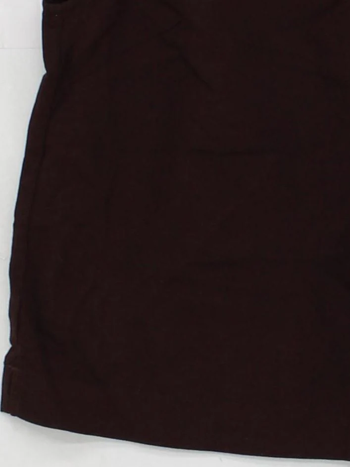 Uniqlo Women's Top XS Brown Viscose with Linen, Cotton Basic - Image 4