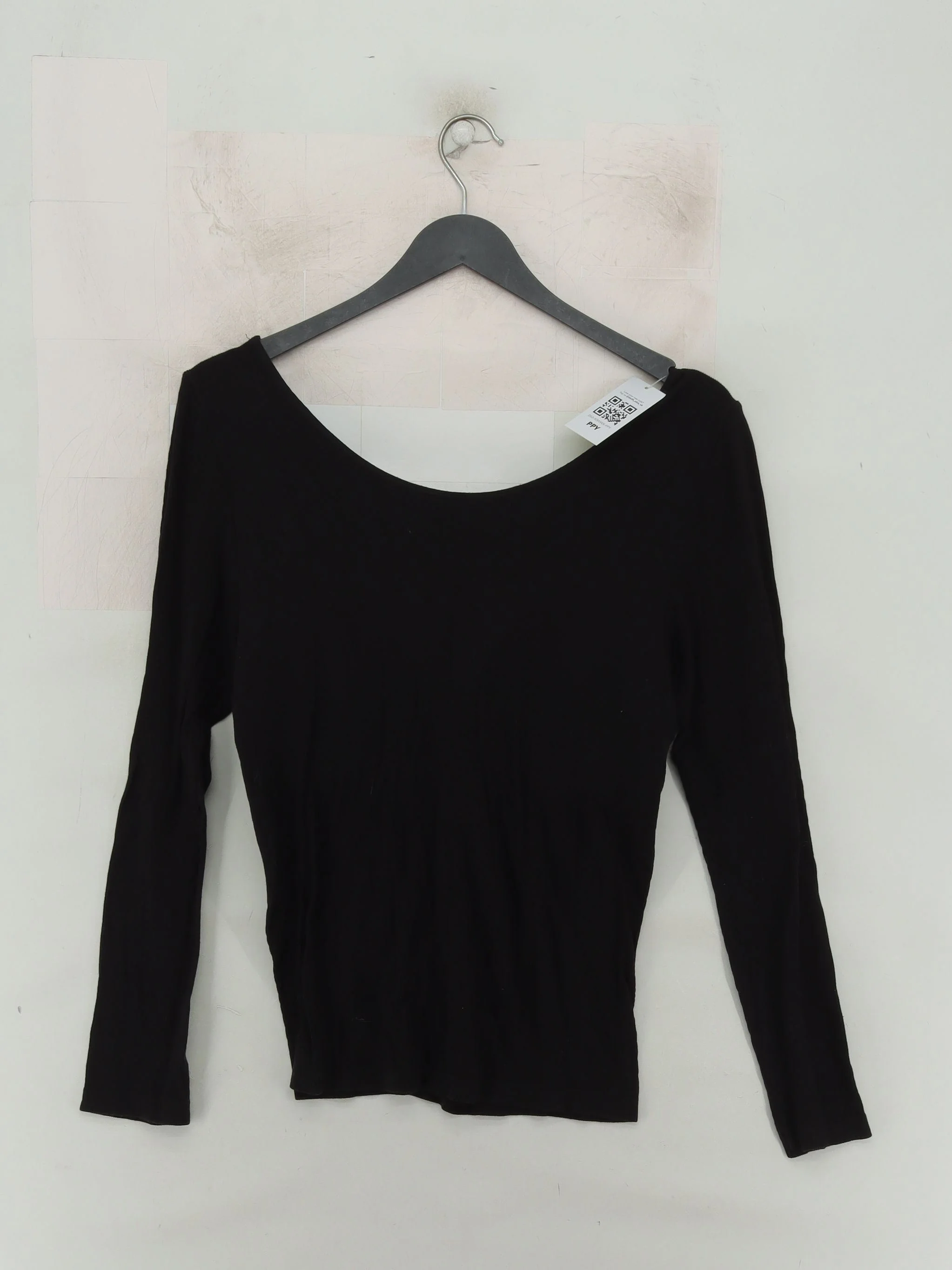 Uniqlo Women's Top XXL Black Acrylic with Polyamide, Viscose, Elastane Basic - Image 2