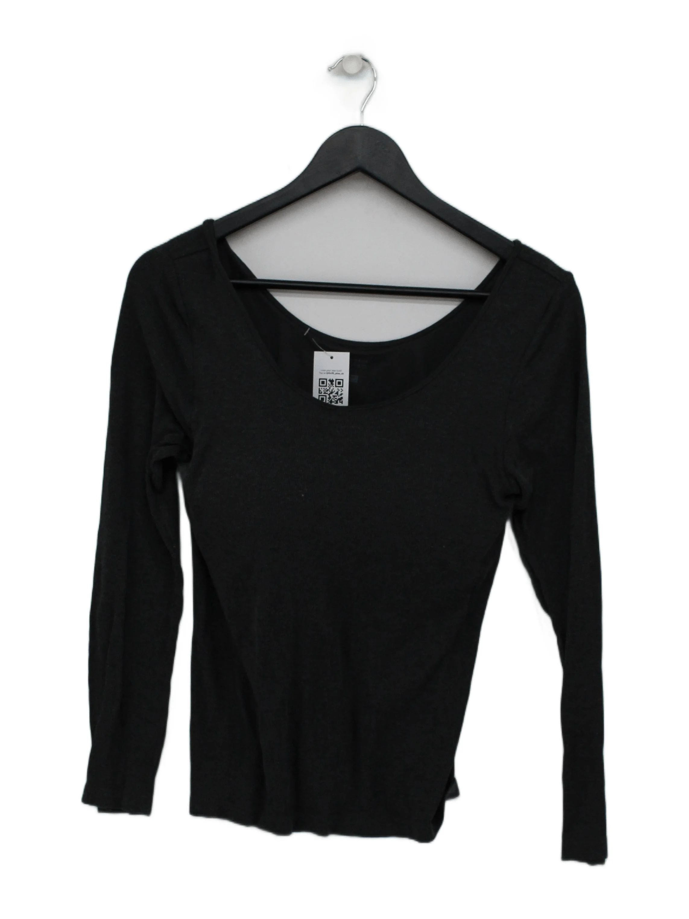 Uniqlo Women's Top XXL Black Polyester with Acrylic, Elastane Basic