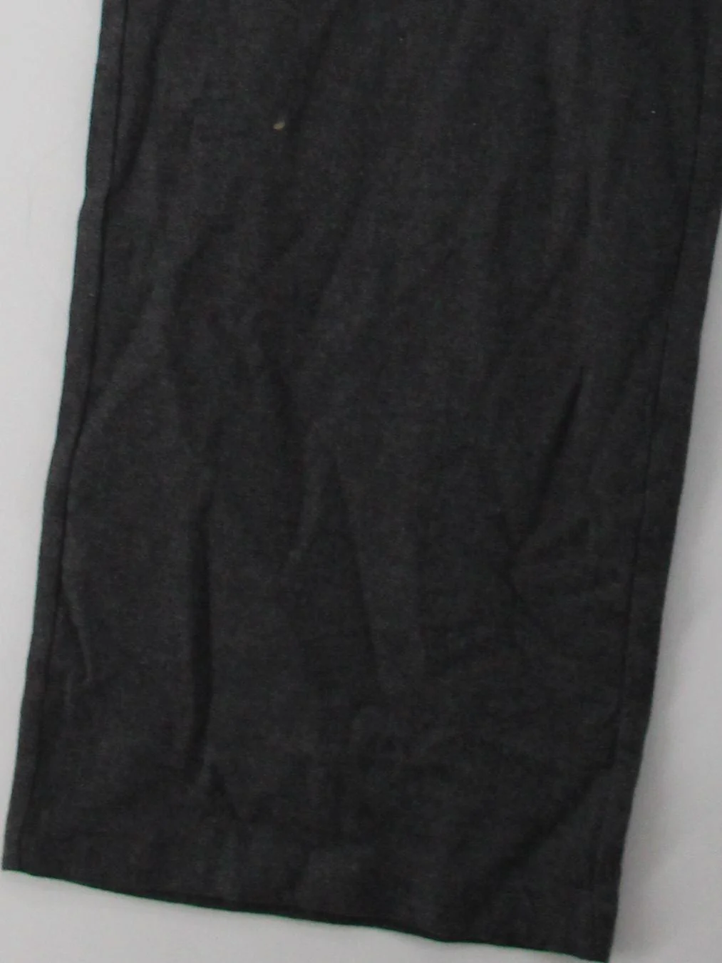 Uniqlo Women's Trousers L Grey 100% Cotton Wide-Leg Sweatpants - Image 4