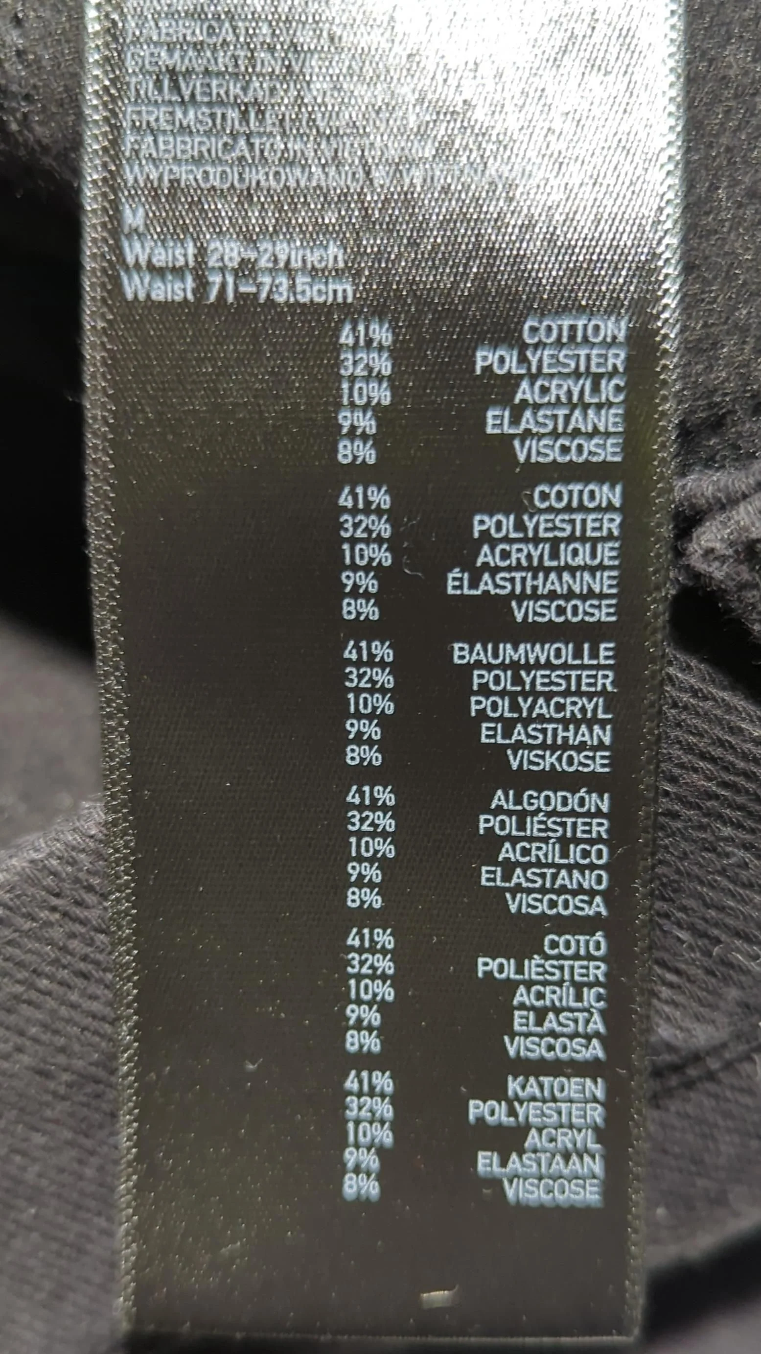 Uniqlo Women's Trousers M Black Cotton - Image 6