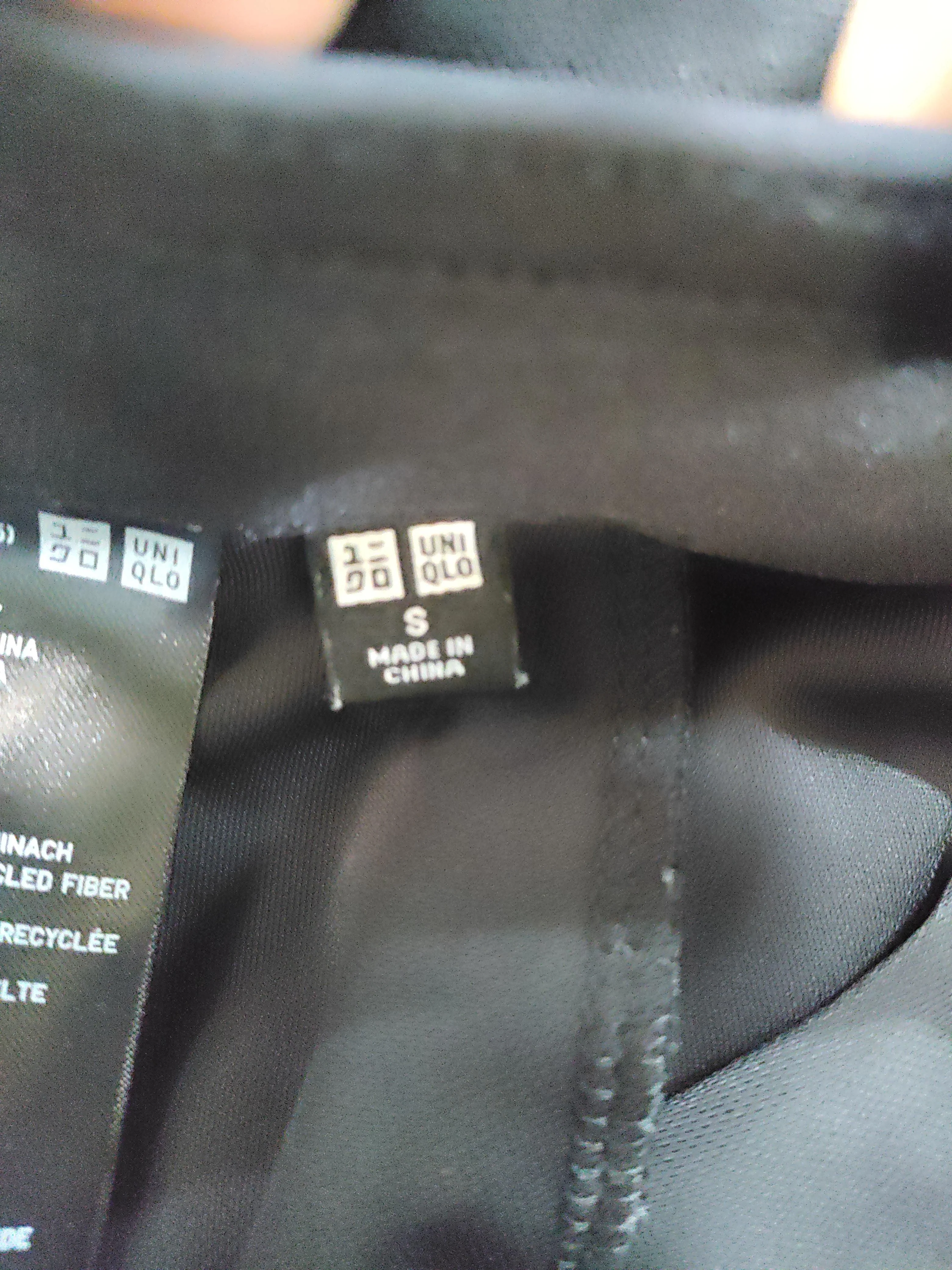 Uniqlo Women's Trousers S Black Polyester with Elastane Wide-Leg Chino - Image 5