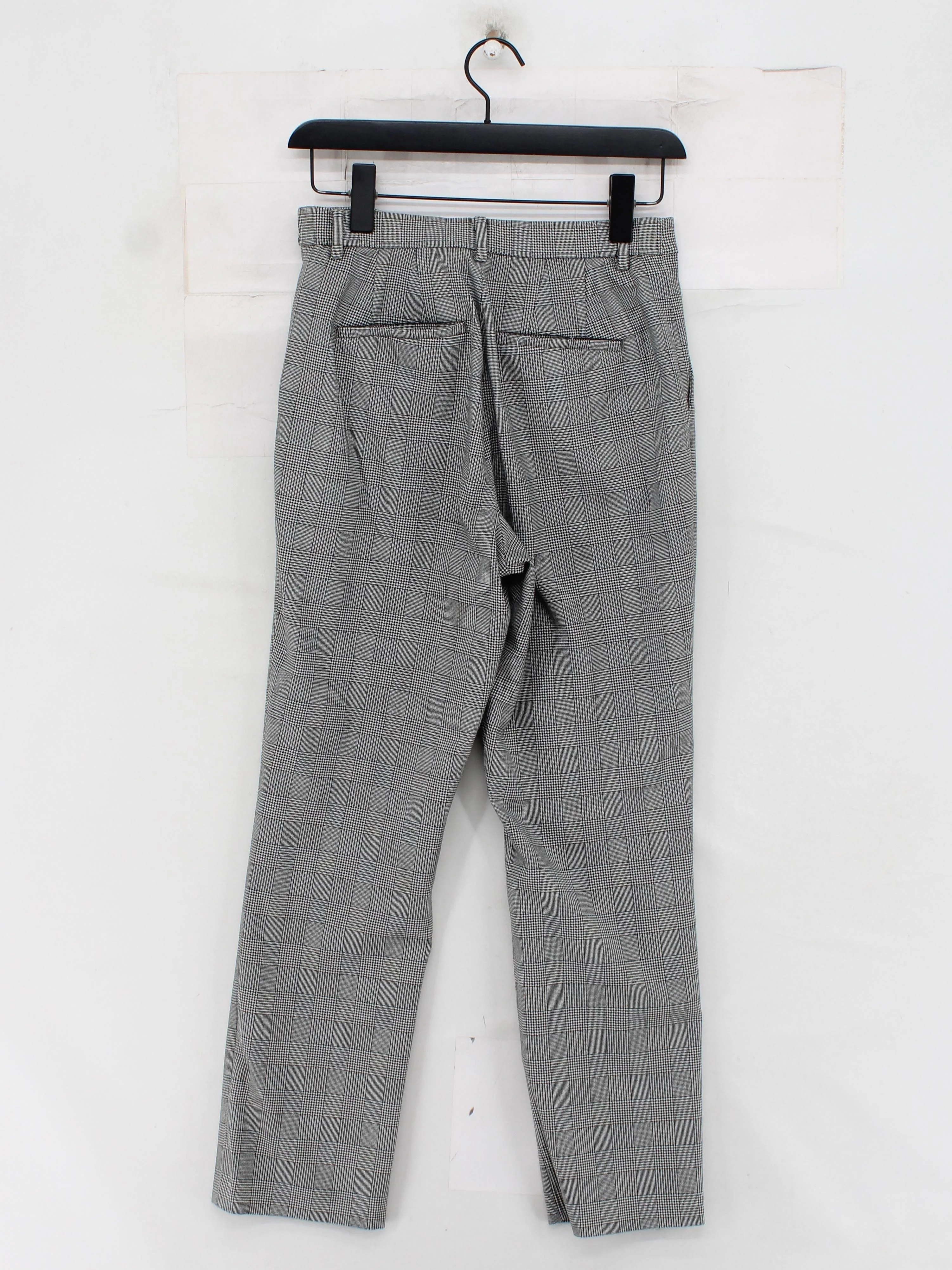 Uniqlo Women's Trousers S Grey Polyester with Viscose, Elastane Chino - Image 2
