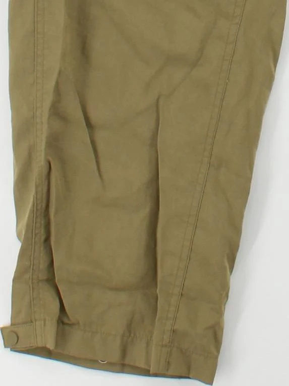 Uniqlo Women's Trousers S Tan Viscose with Polyamide, Polyester, Cotton Capri - Image 4