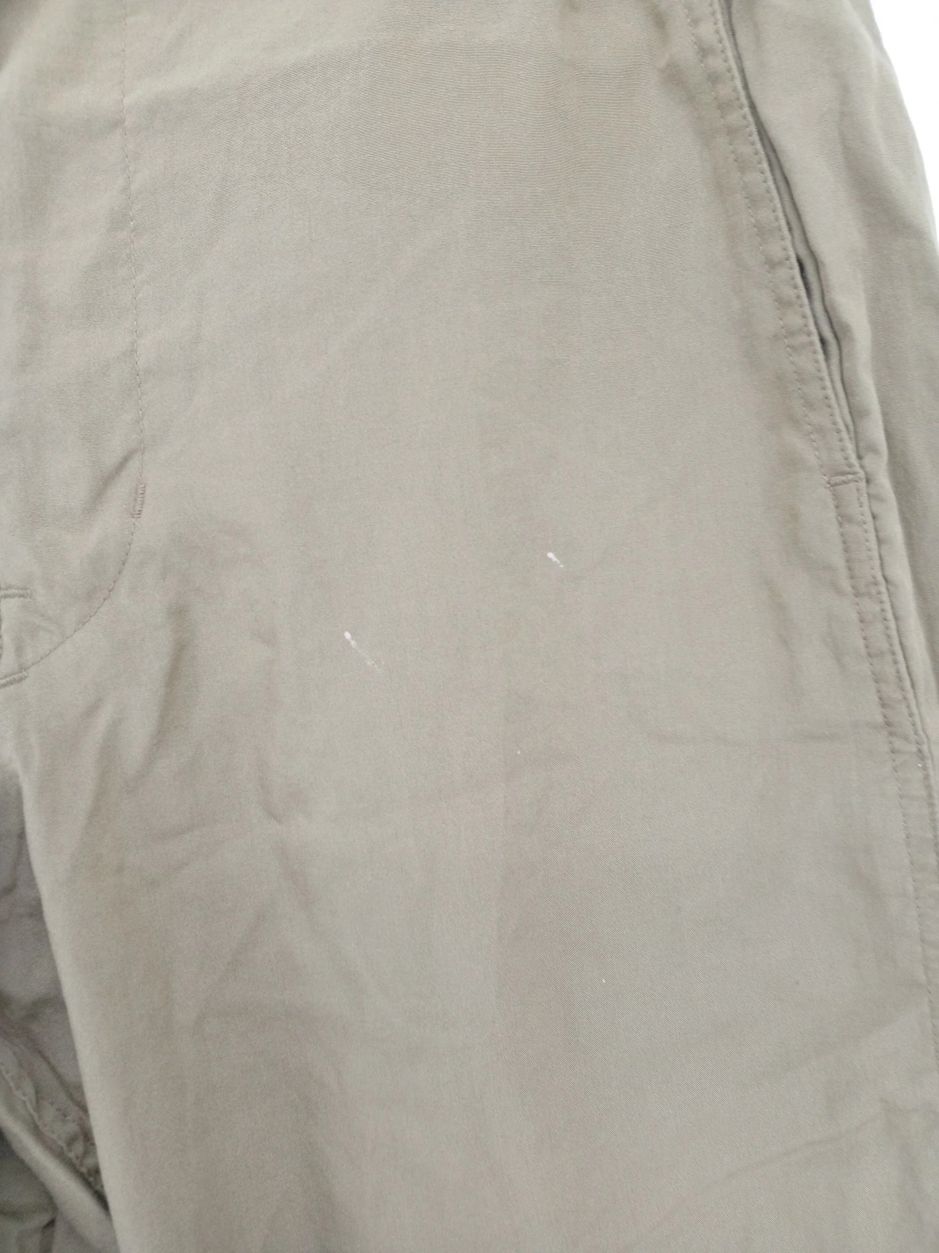 Uniqlo Women's Trousers S Tan Viscose with Polyamide, Polyester, Cotton Capri - Image 5