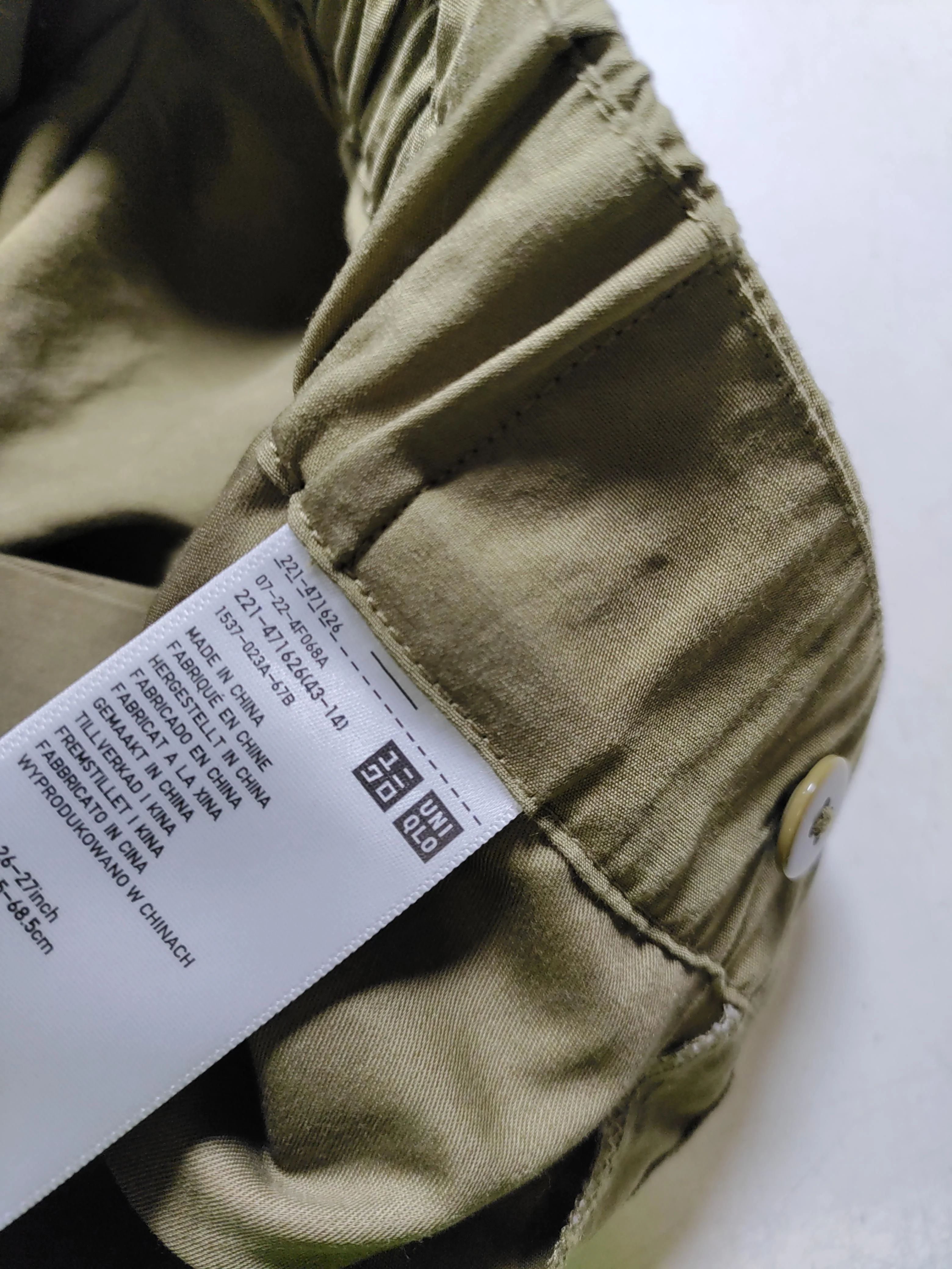 Uniqlo Women's Trousers S Tan Viscose with Polyamide, Polyester, Cotton Capri - Image 6