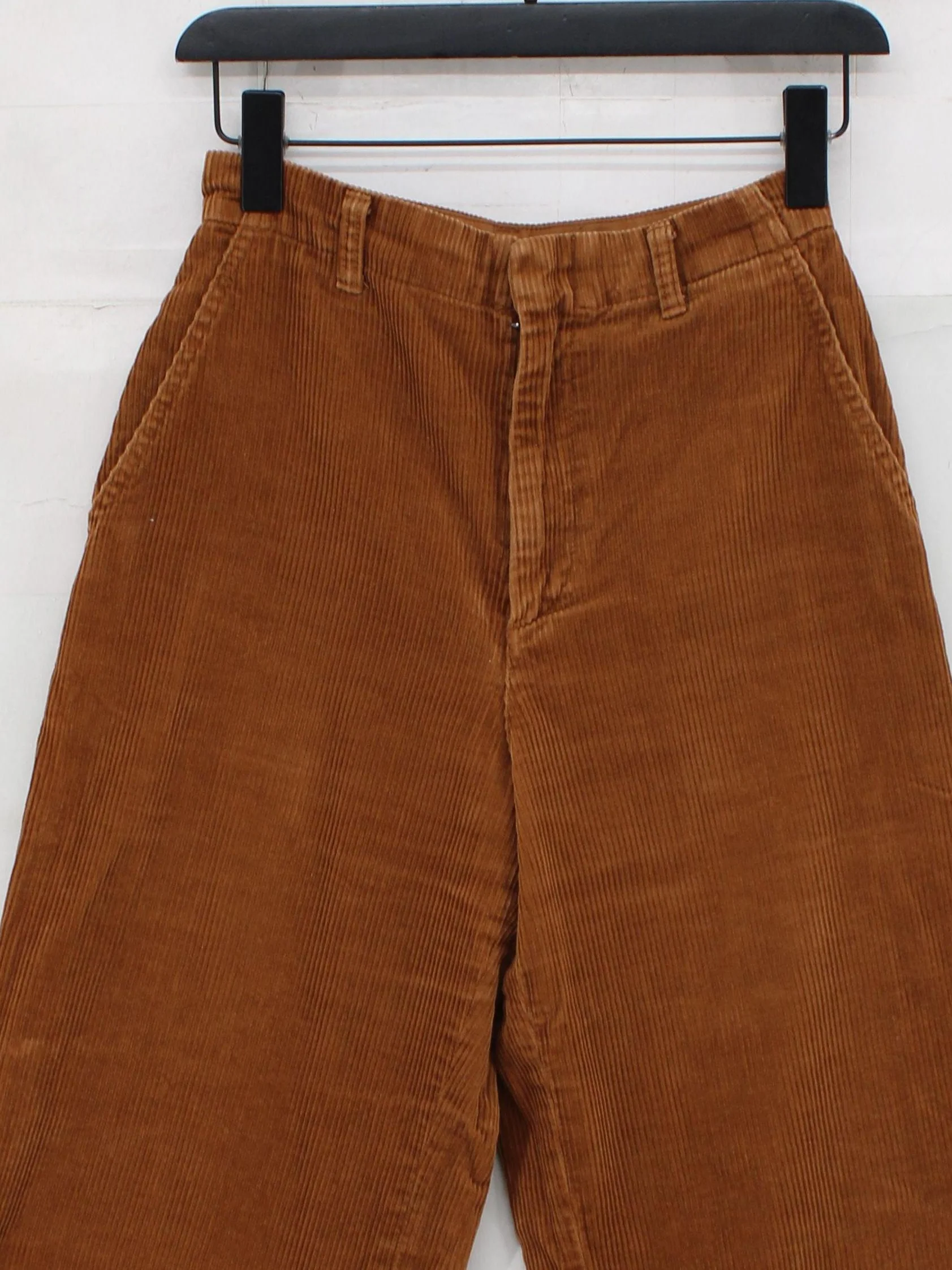 Uniqlo Women's Trousers W 24 in Tan 100% Cotton Wide-Leg Chino - Image 3