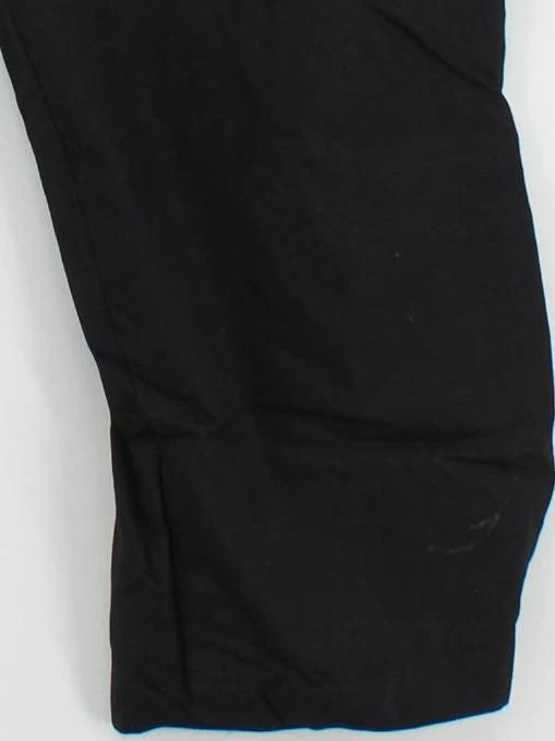 Uniqlo Women's Trousers XS Black Cotton with Polyamide, Polyester Wide-Leg Cargo - Image 4