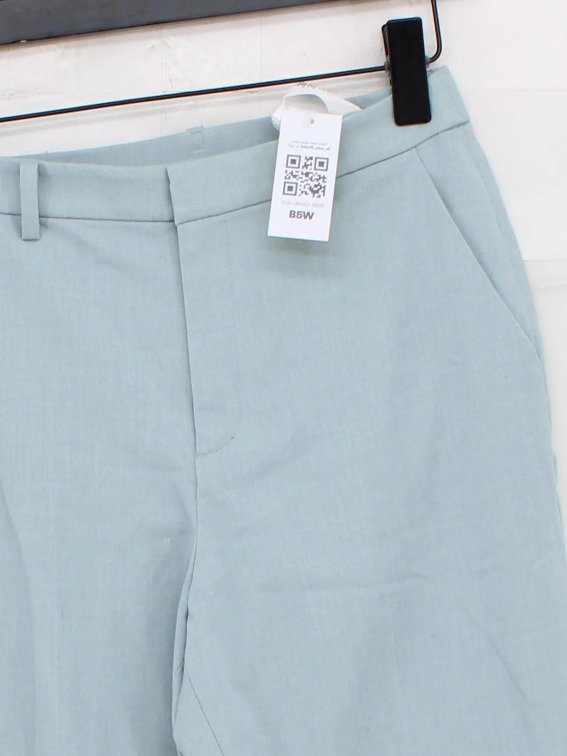 Uniqlo Women's Trousers XS Blue Polyester with Viscose, Elastane Straight Chino - Image 3