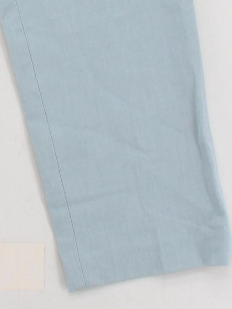 Uniqlo Women's Trousers XS Blue Polyester with Viscose, Elastane Straight Chino - Image 4