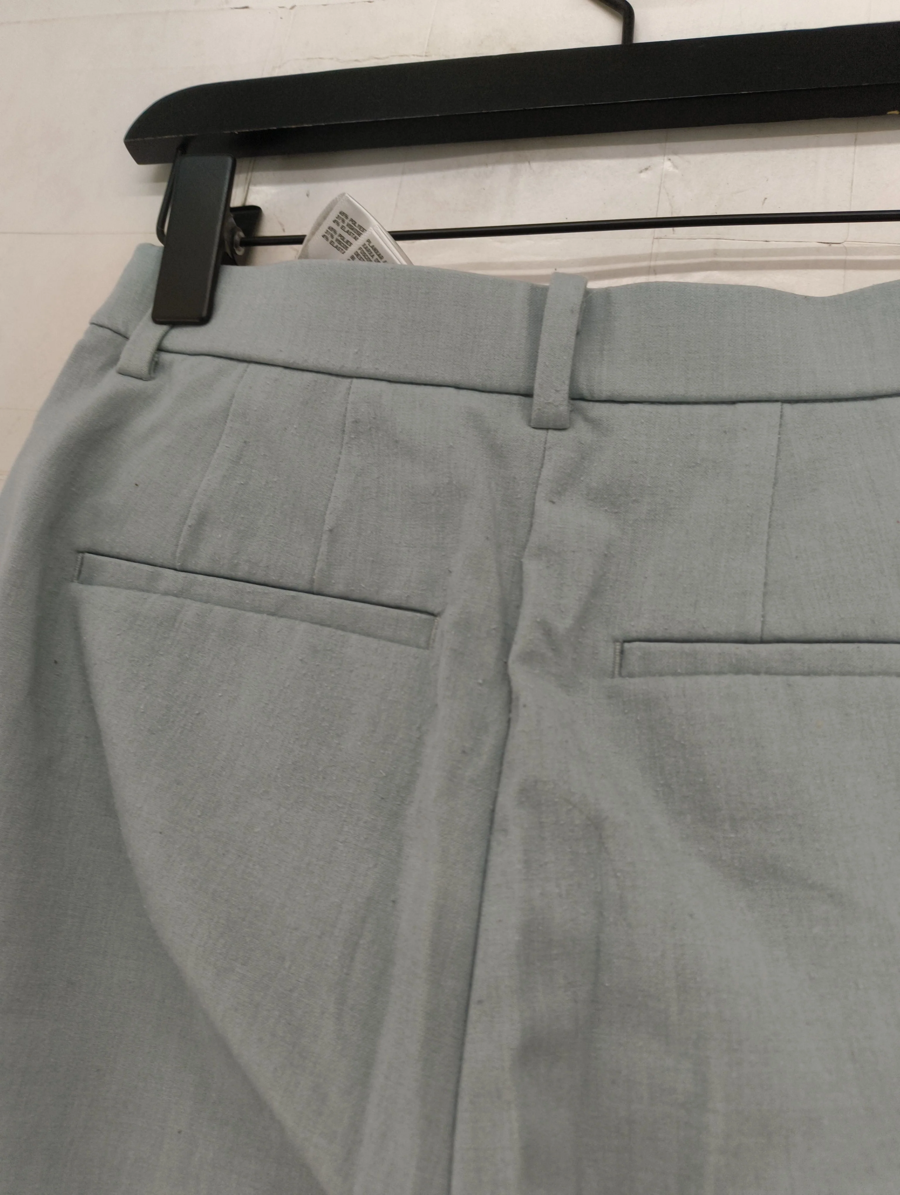 Uniqlo Women's Trousers XS Blue Polyester with Viscose, Elastane Straight Chino - Image 5
