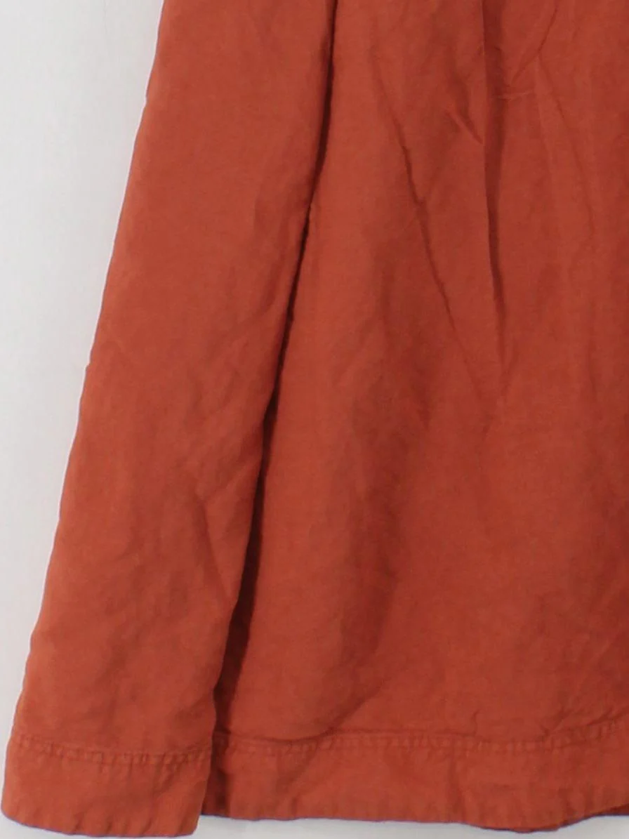 Uniqlo Wrap Midi Dress S in Orange - Image 4