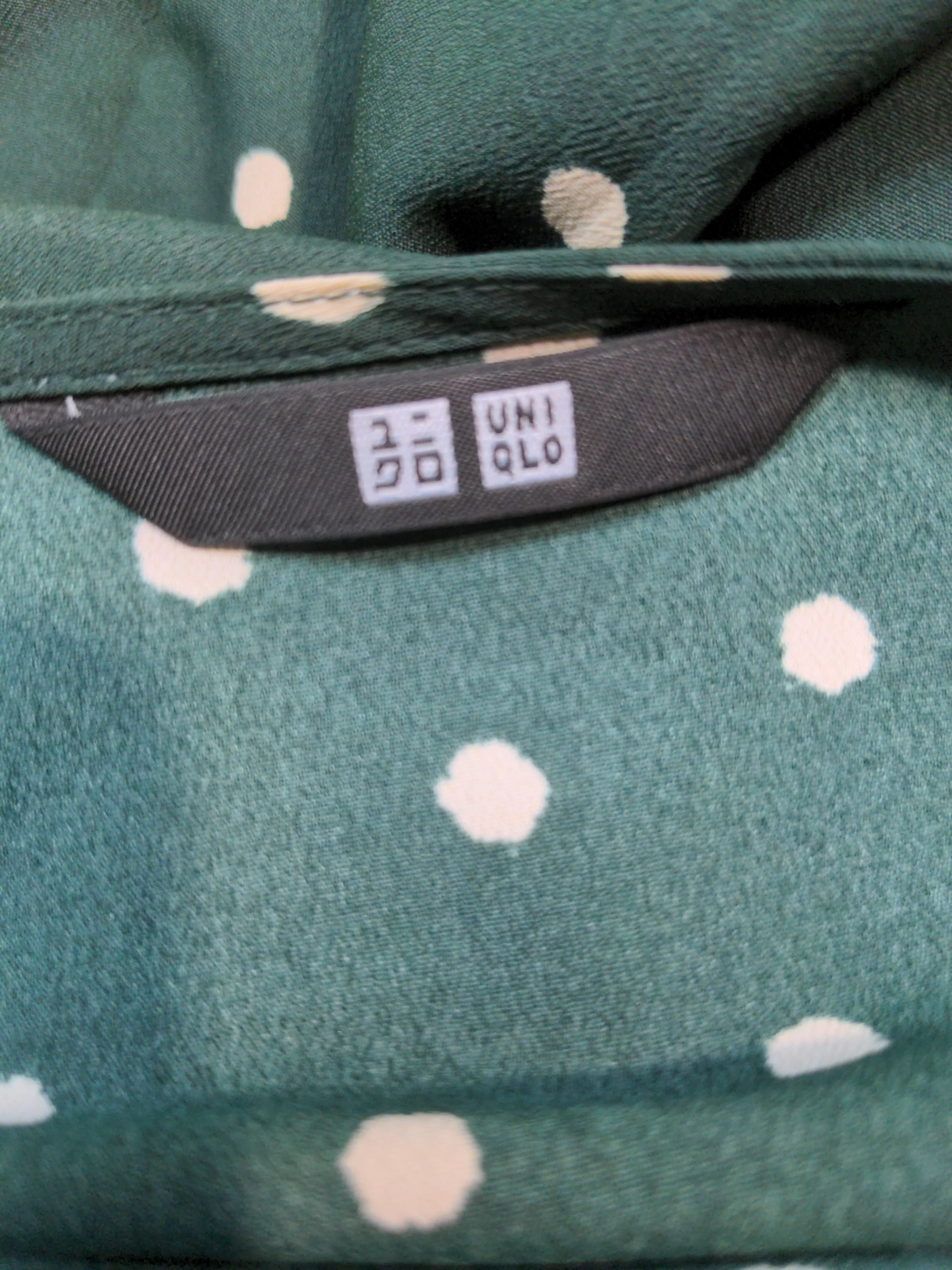 Uniqlo Wrap Midi Dress UK10 in Green - Image 5