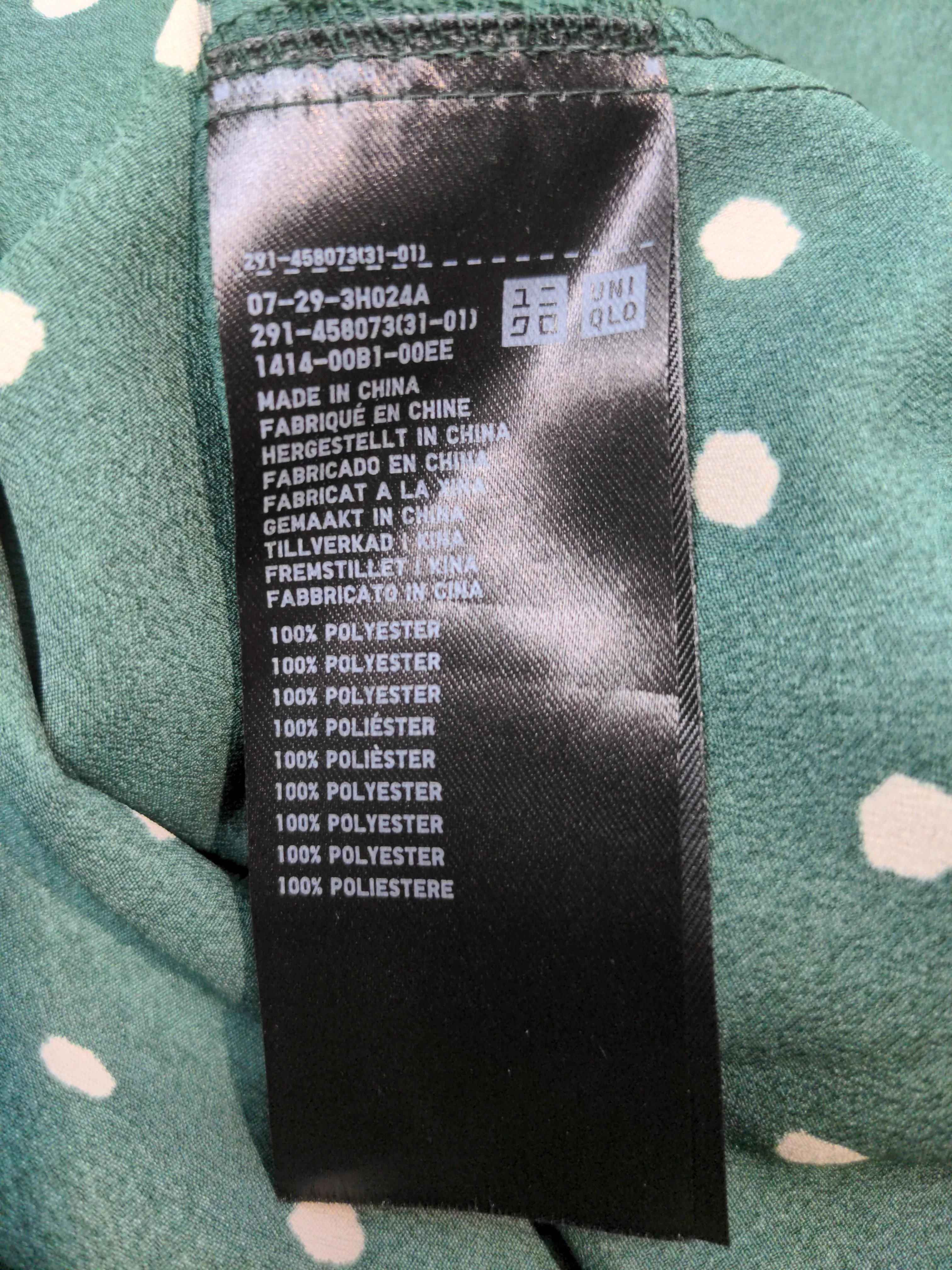 Uniqlo Wrap Midi Dress UK10 in Green - Image 6