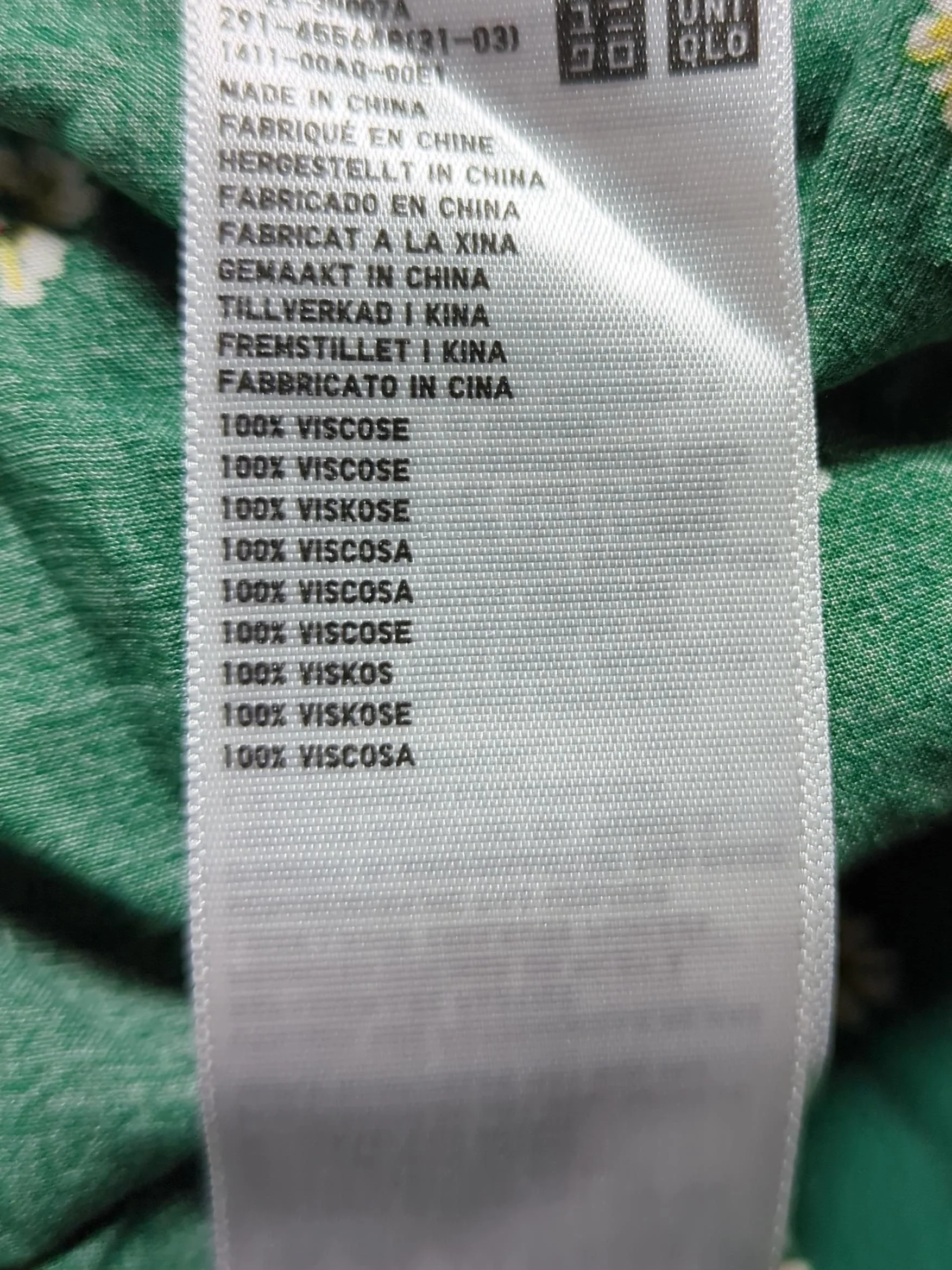 Uniqlo Wrap Midi Dress UK10 in Green - Image 6