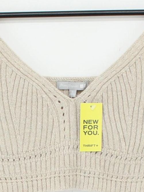 Uniqlo X Mame Kurogouchi Women's Top S Cream Wool - Image 3