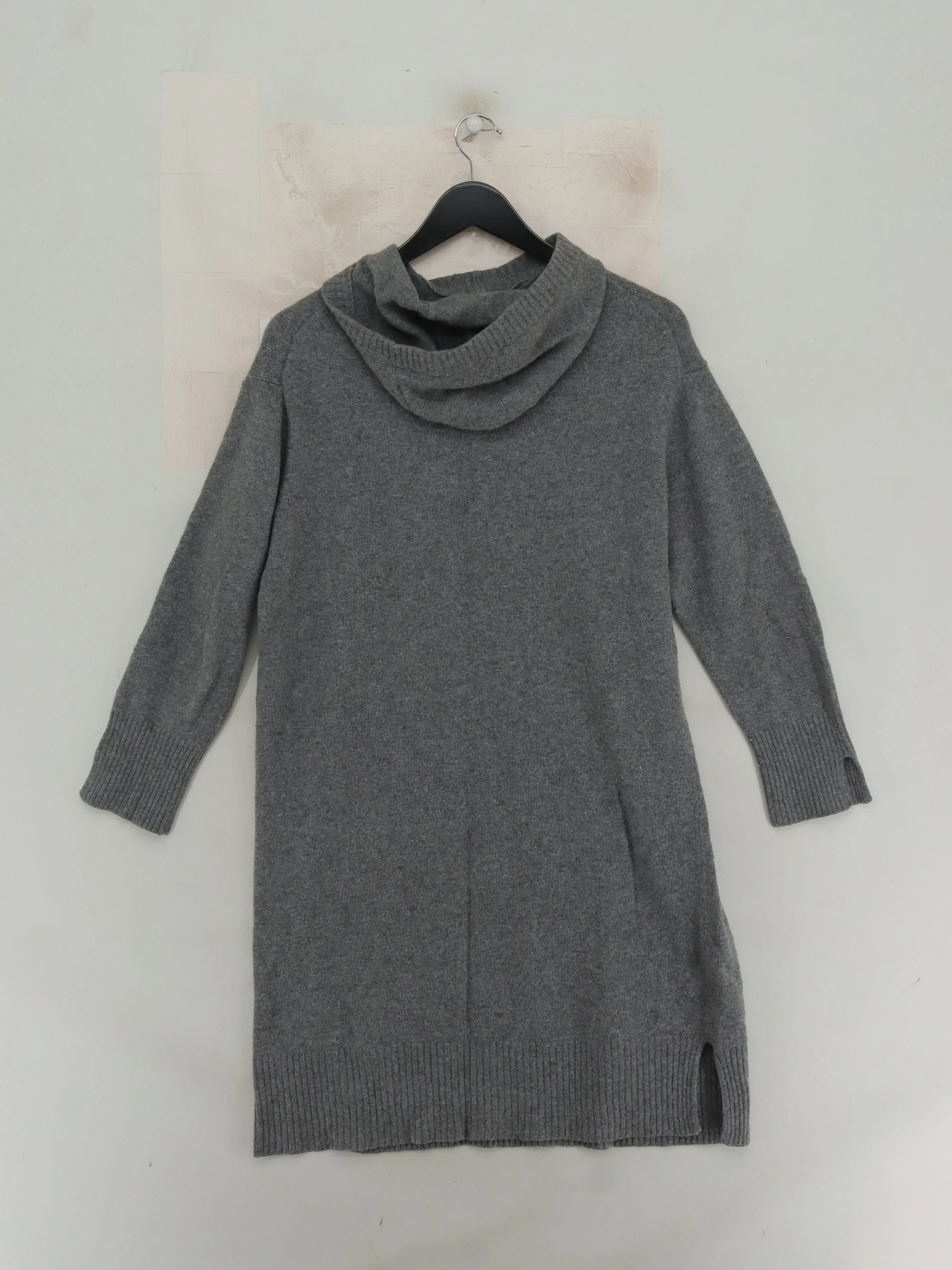 United Colors of Benetton Jumper Mini Dress M in Grey - Image 2