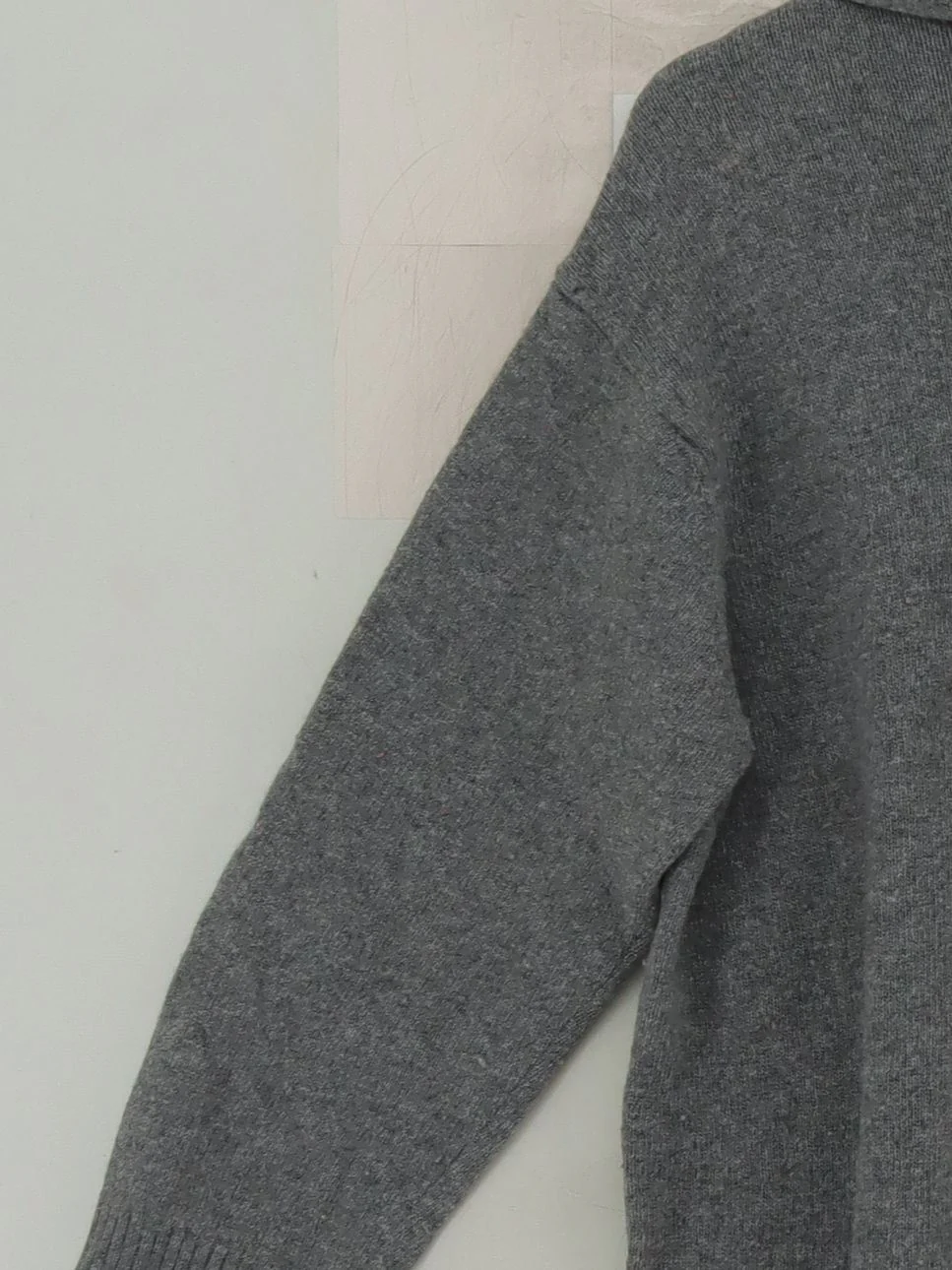 United Colors of Benetton Jumper Mini Dress M in Grey - Image 4
