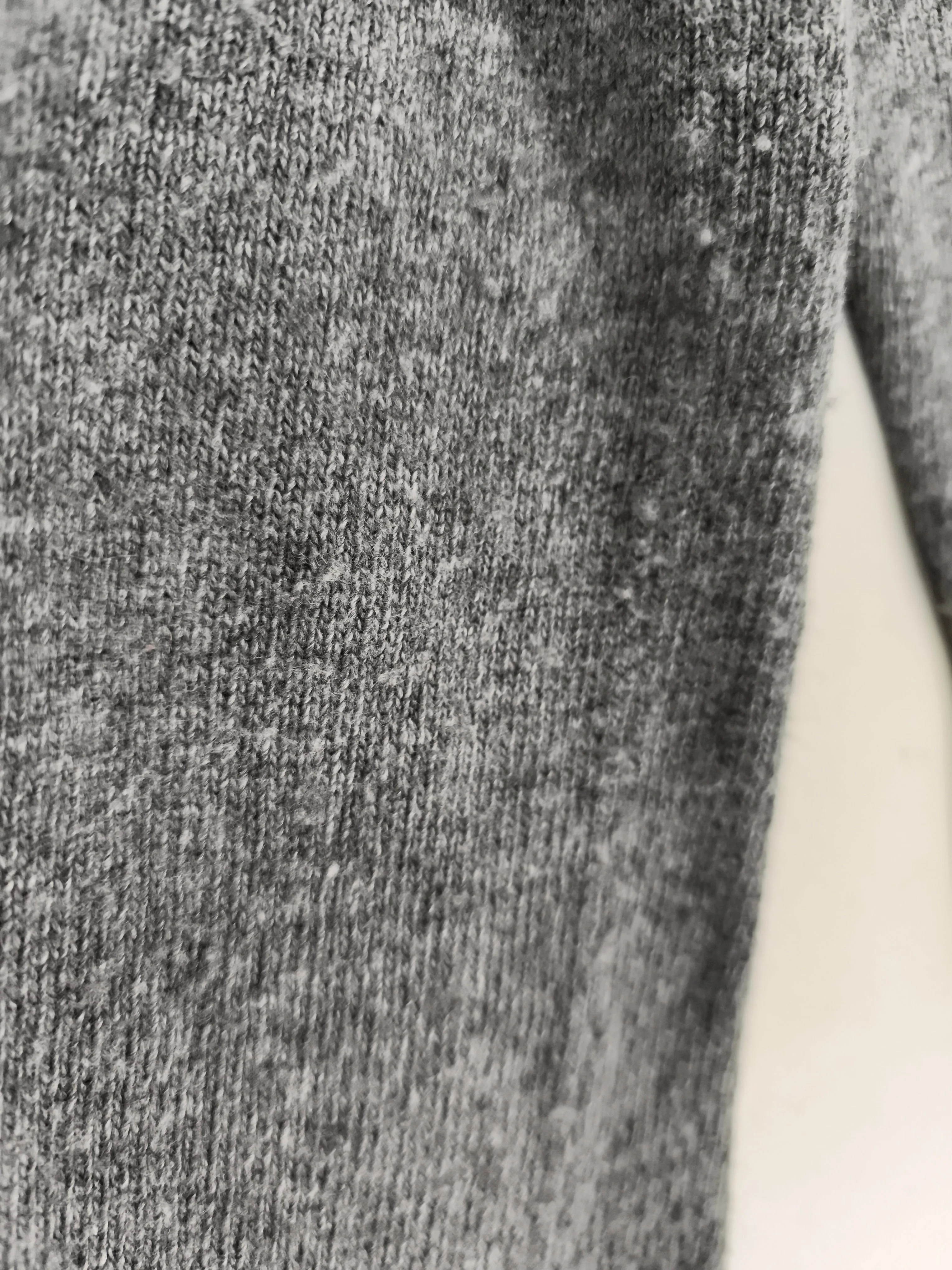 United Colors of Benetton Jumper Mini Dress M in Grey - Image 5