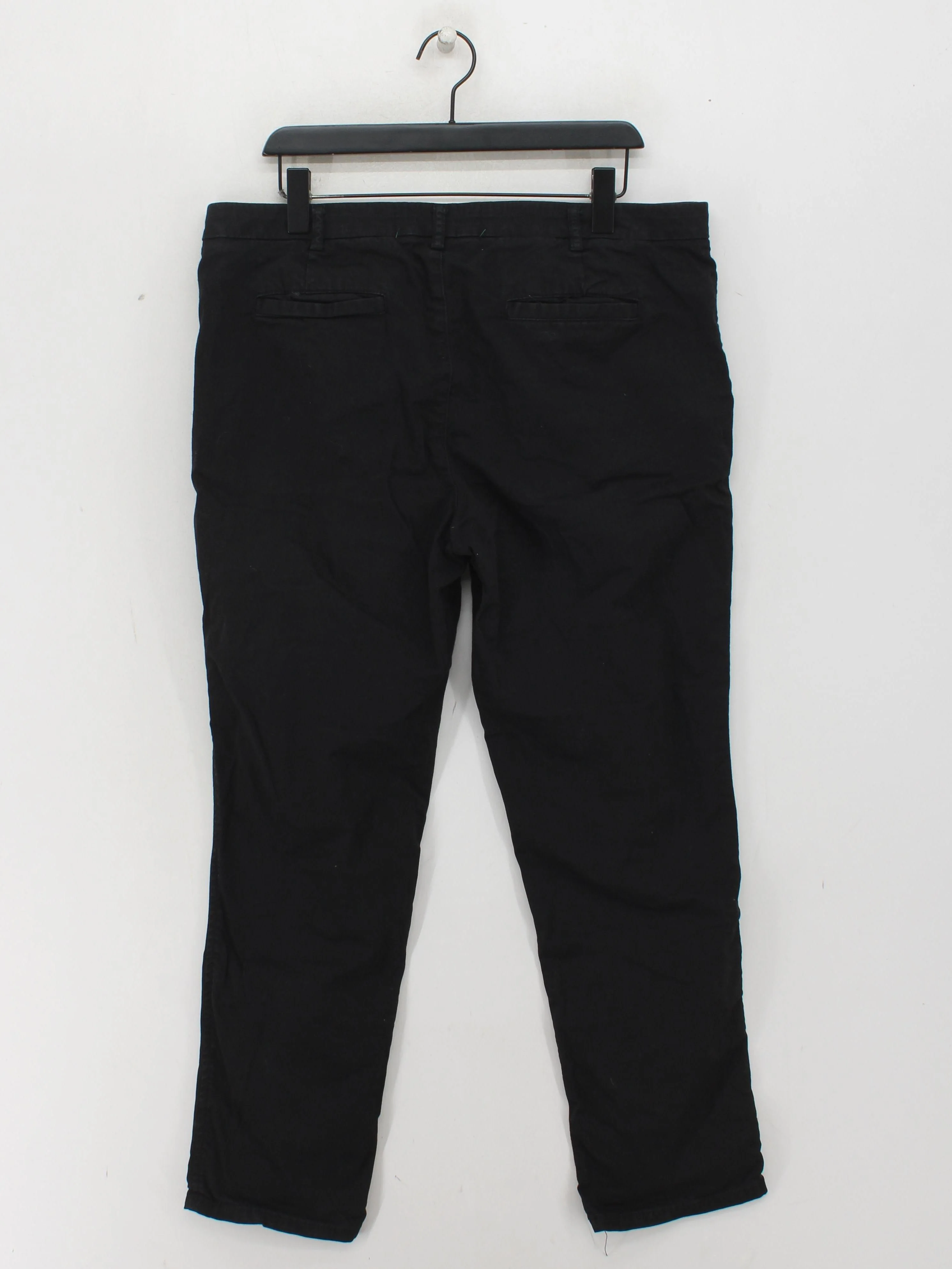 United Colors Of Benetton Men's Trousers L Black 100% Cotton Tapered Chino - Image 2