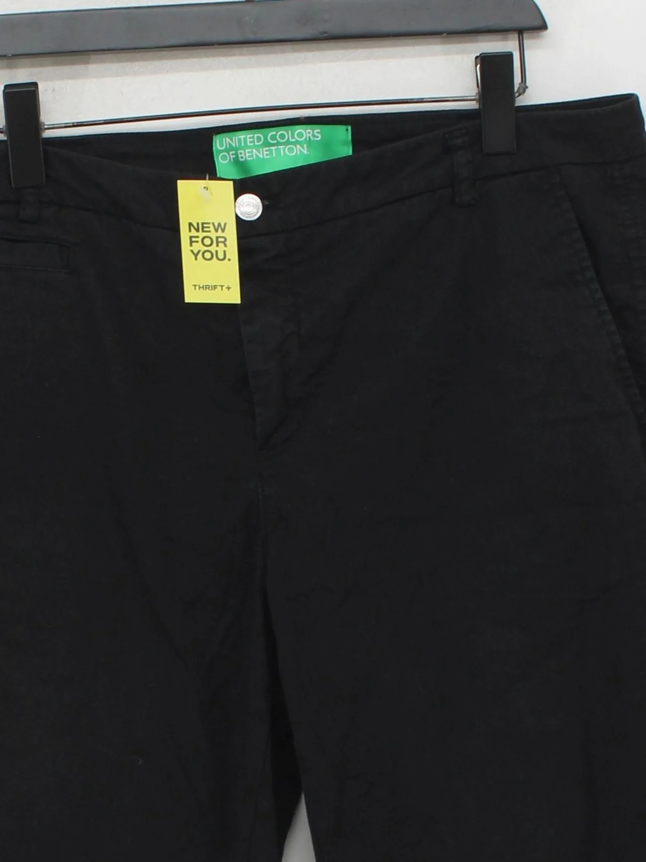 United Colors Of Benetton Men's Trousers L Black 100% Cotton Tapered Chino - Image 3