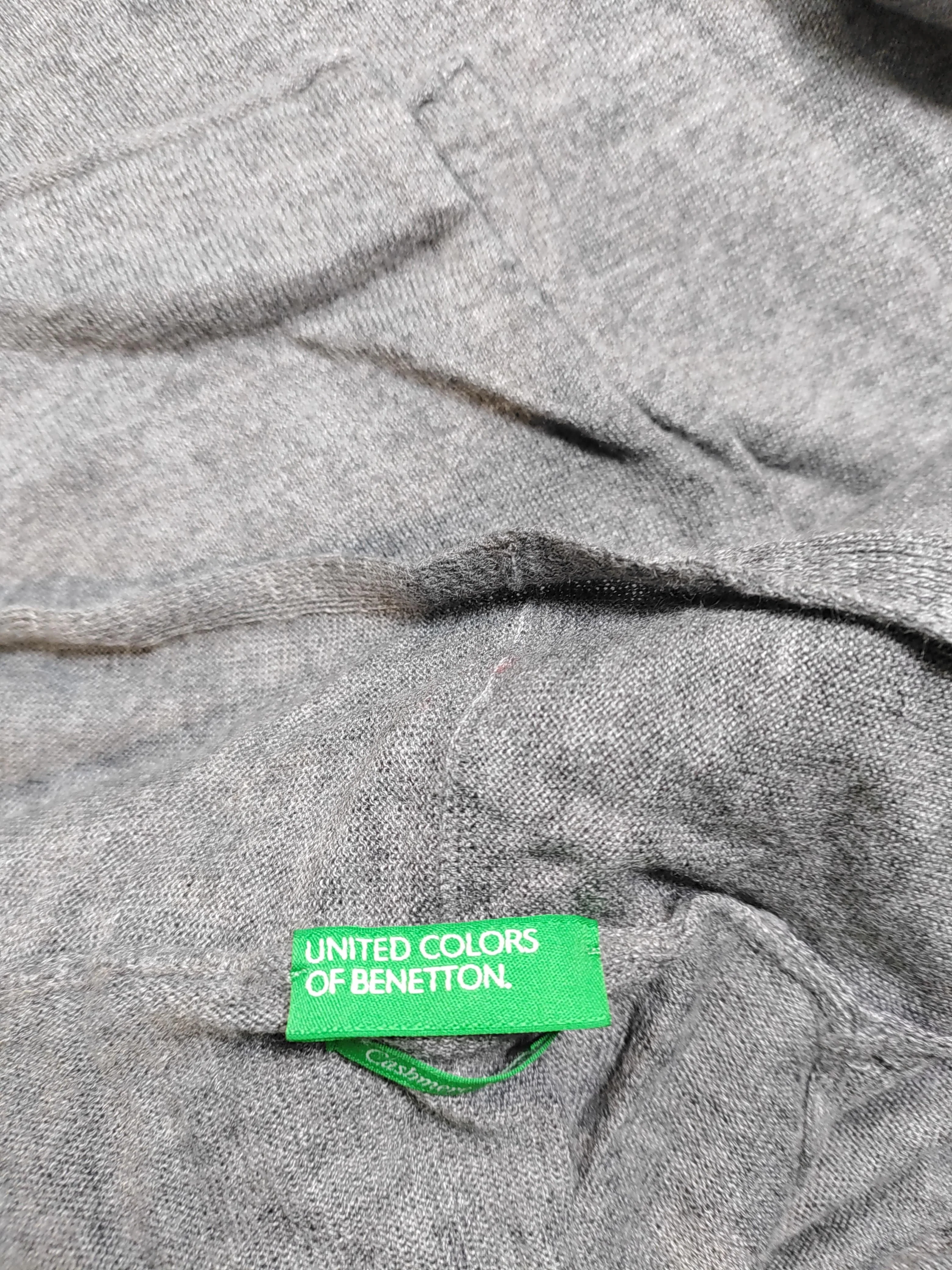 United Colors Of Benetton Women's Cardigan L Grey Viscose - Image 5