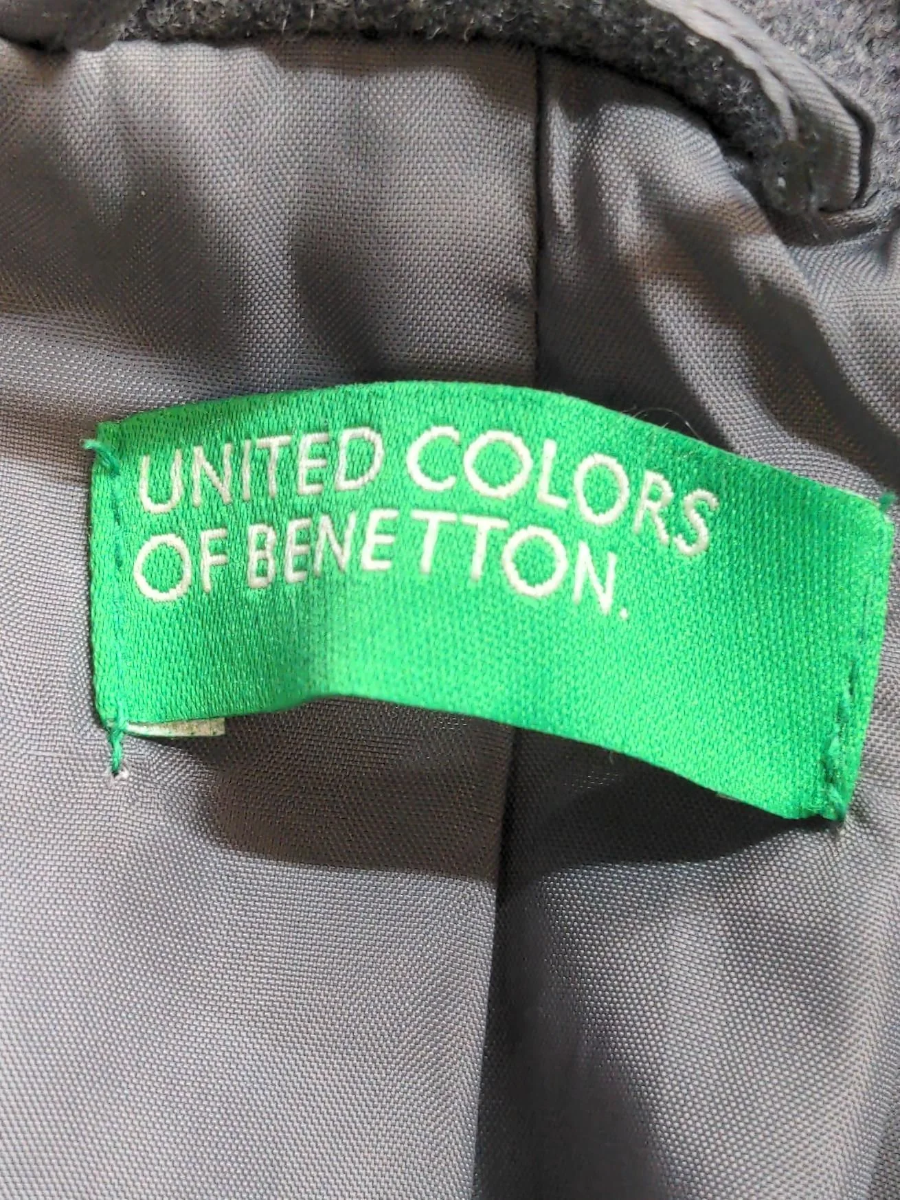 United Colors Of Benetton Women's Coat L Grey 100% Wool Overcoat - Image 5