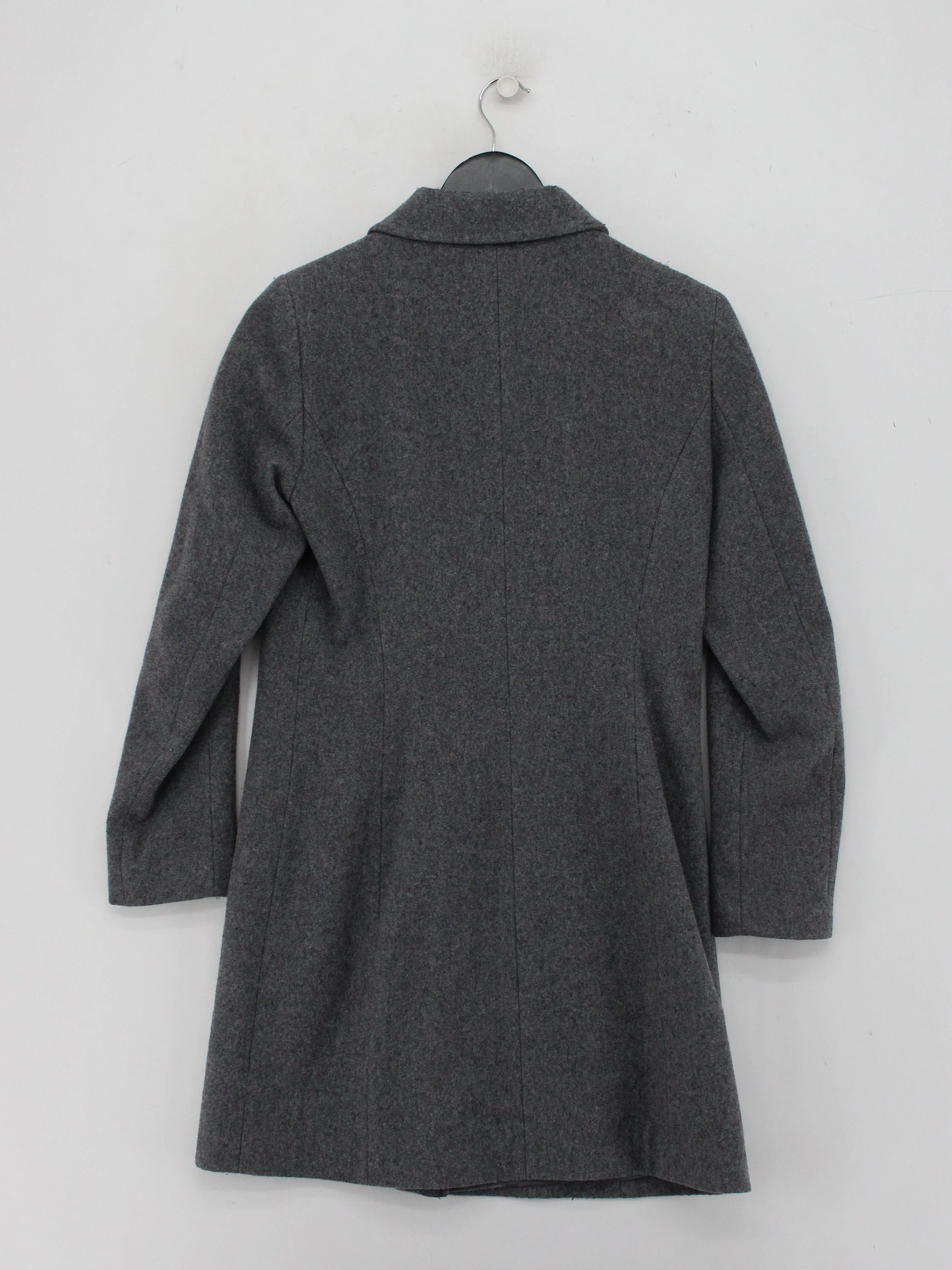 United Colors Of Benetton Women's Coat M Grey Wool - Image 2