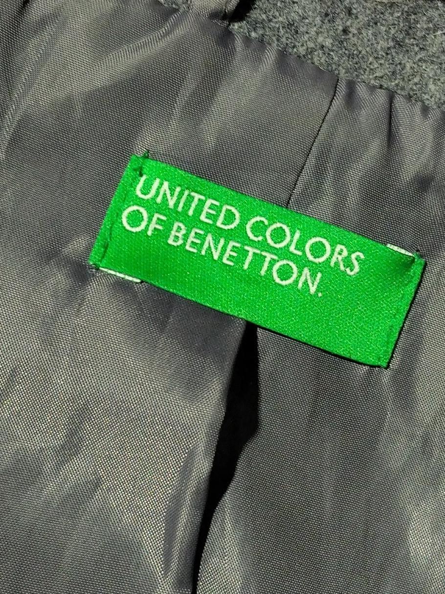 United Colors Of Benetton Women's Coat M Grey Wool - Image 5