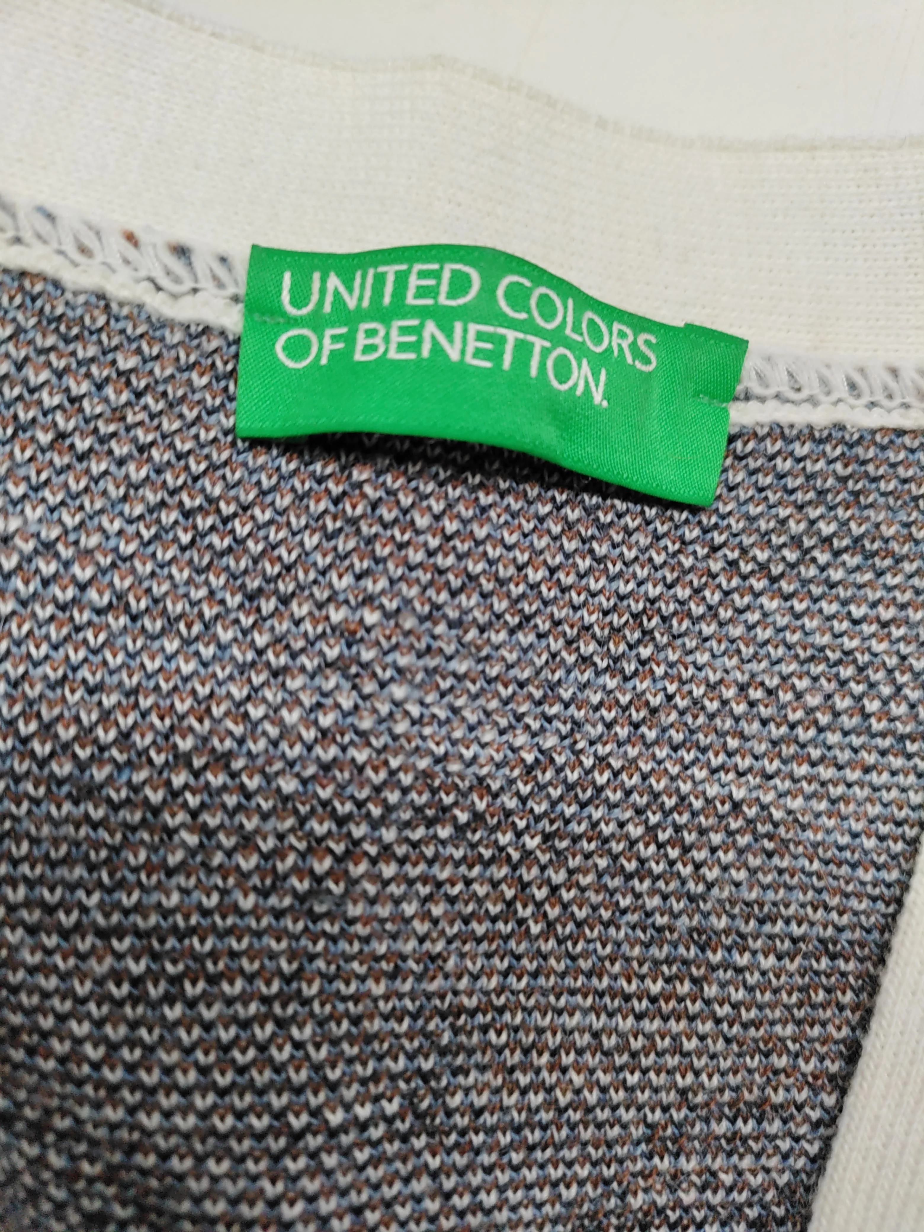 United Colors Of Benetton Women's Jumper M Multi Acrylic with Viscose, Wool Vest - Image 5