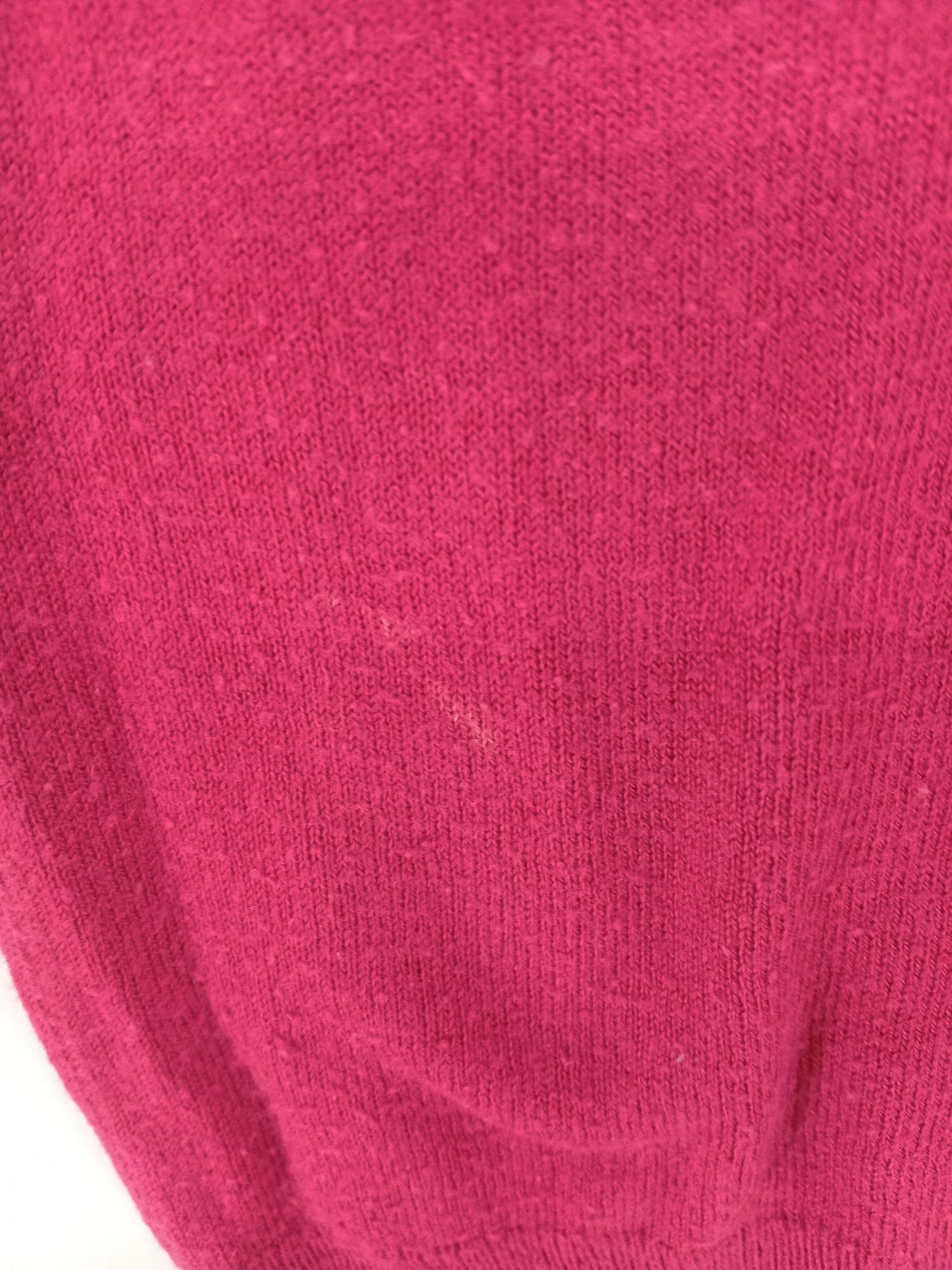 United Colors Of Benetton Women's Jumper XS Pink 100% Other Round Neck Pullover - Image 5