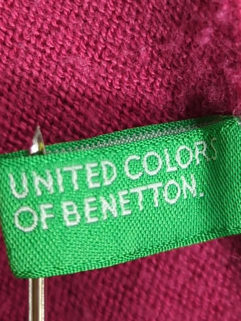 United Colors Of Benetton Women's Jumper XS Pink 100% Other Round Neck Pullover - Image 7