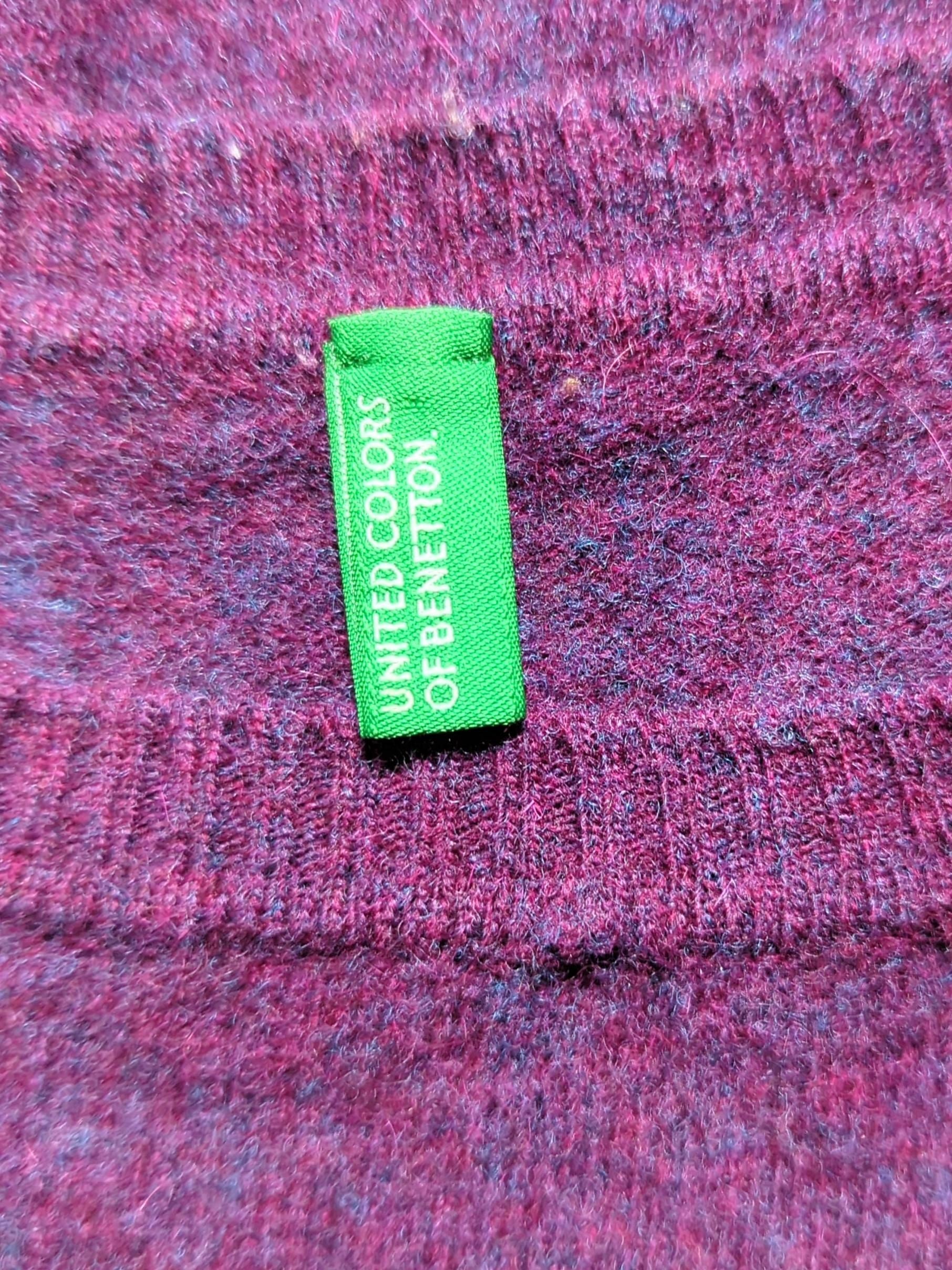 United Colors Of Benetton Women's Jumper XXS Purple 100% Other Pullover - Image 6