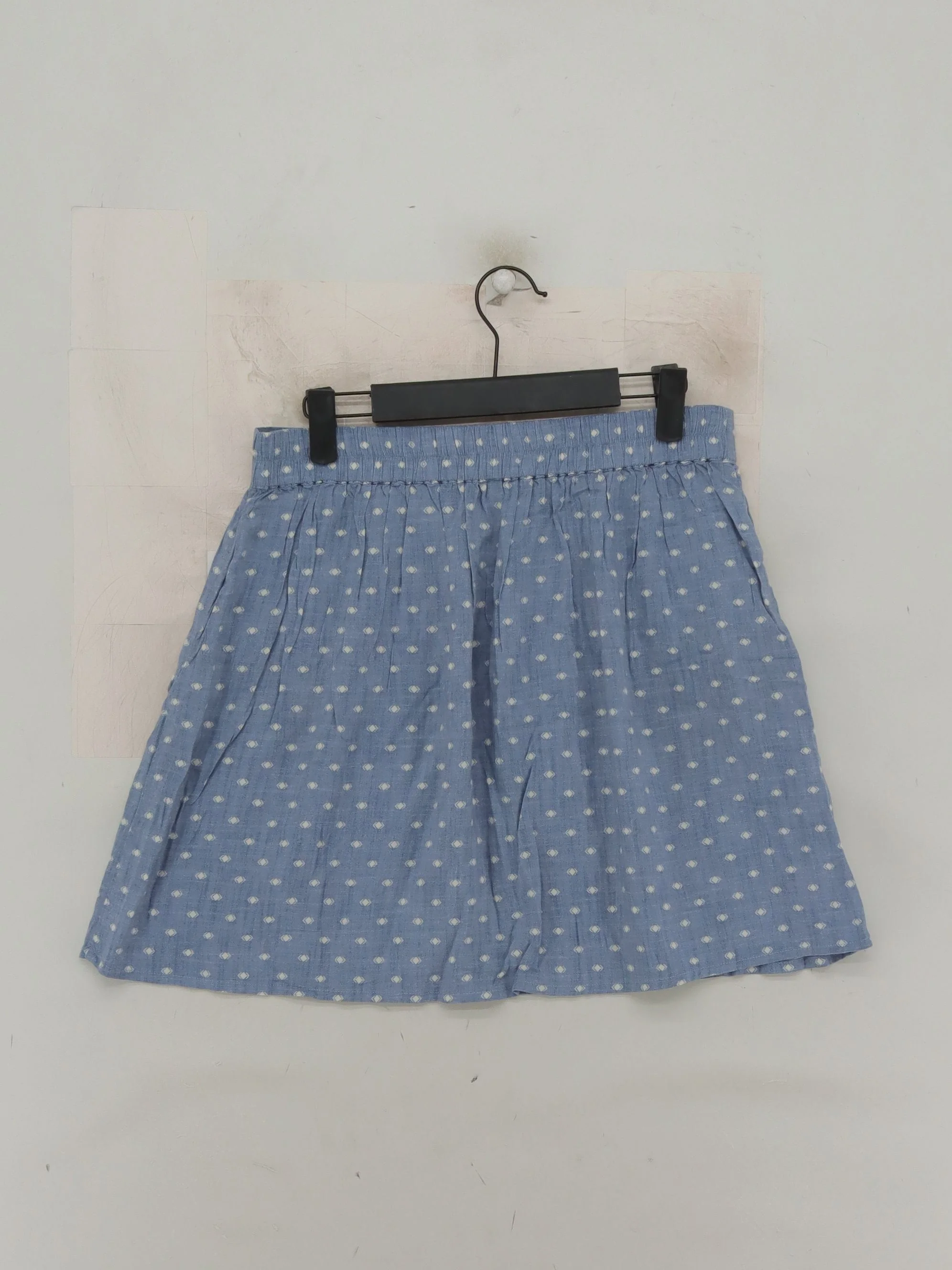 United Colors Of Benetton Women's Mini Skirt M Blue 100% Cotton Mini - Image 2
