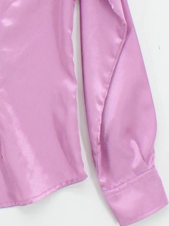 United Colors Of Benetton Women's Shirt M Pink 100% Polyester Basic - Image 4