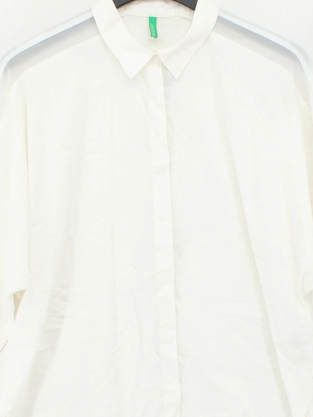 United Colors Of Benetton Women's Shirt XXL White Cotton - Image 3