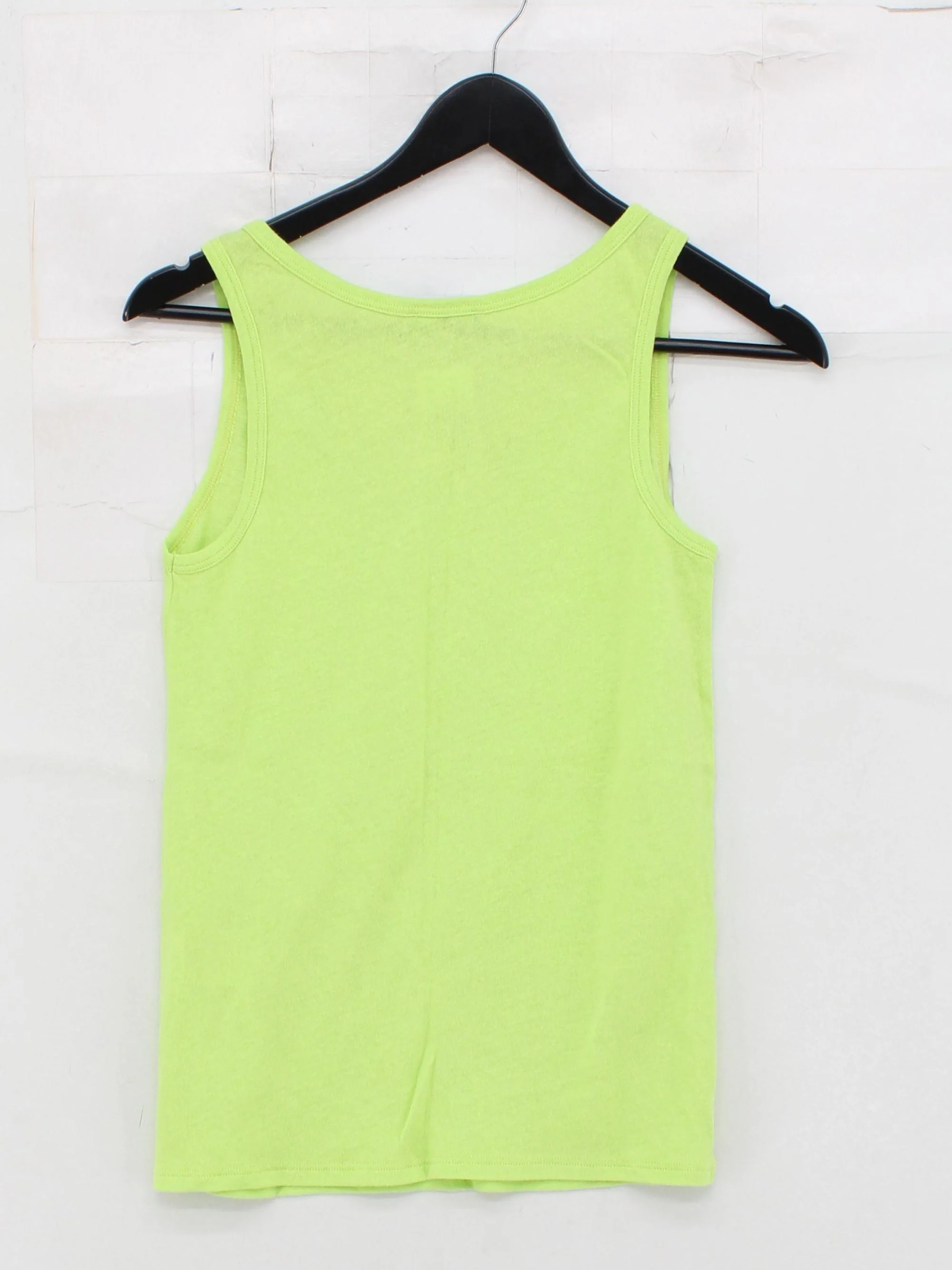 United Colors Of Benetton Women's T-Shirt S Green Cotton with Linen Basic - Image 2