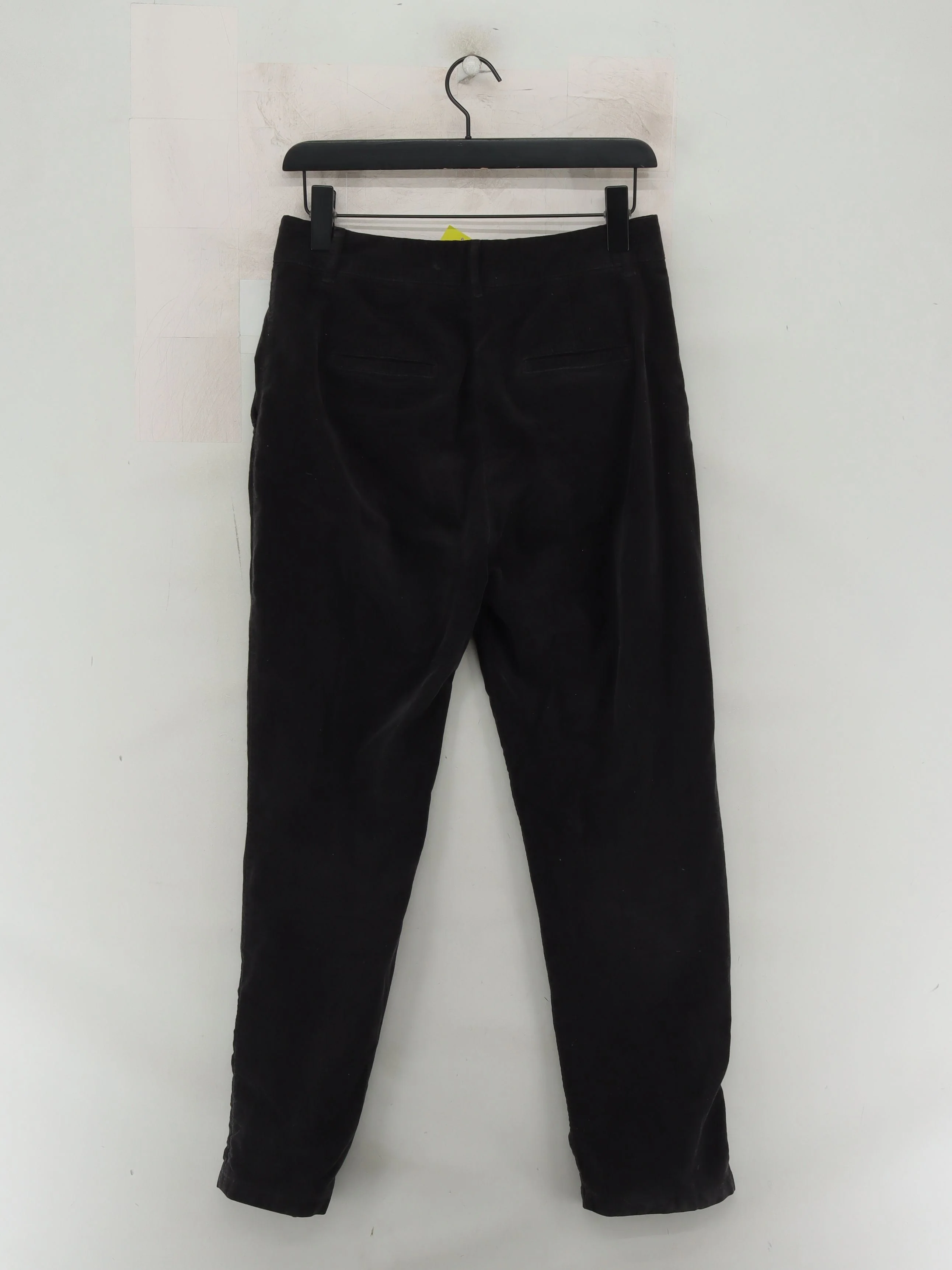 United Colors Of Benetton Women's Trousers UK 12 Black Cotton - Image 2