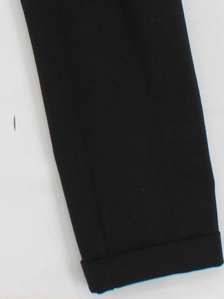 United Colors Of Benetton Women's Trousers UK 6 Black Polyester - Image 4