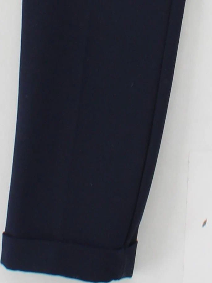 United Colors Of Benetton Women's Trousers UK 6 Blue Polyester - Image 4