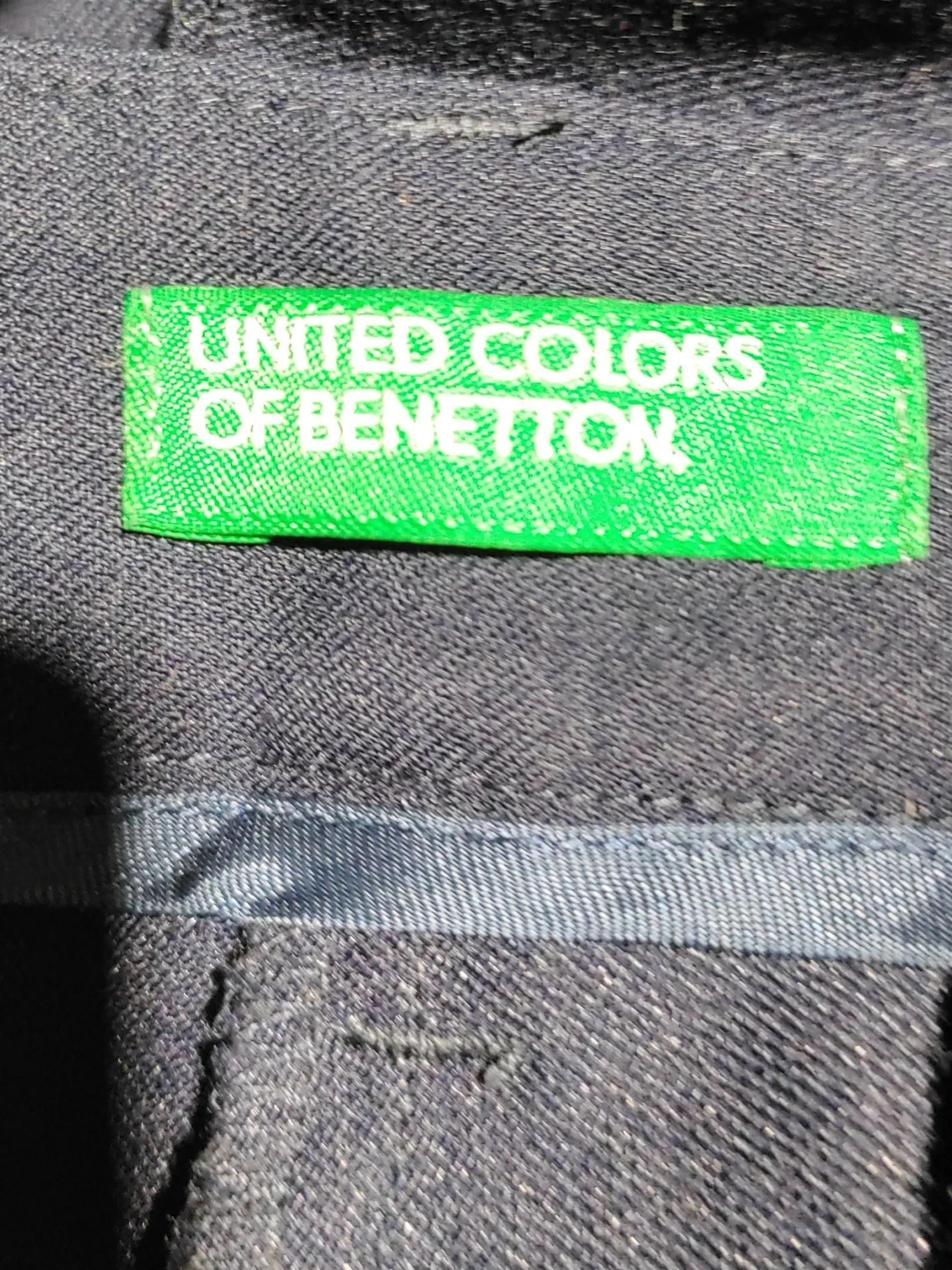 United Colors Of Benetton Women's Trousers UK 6 Blue Polyester - Image 5