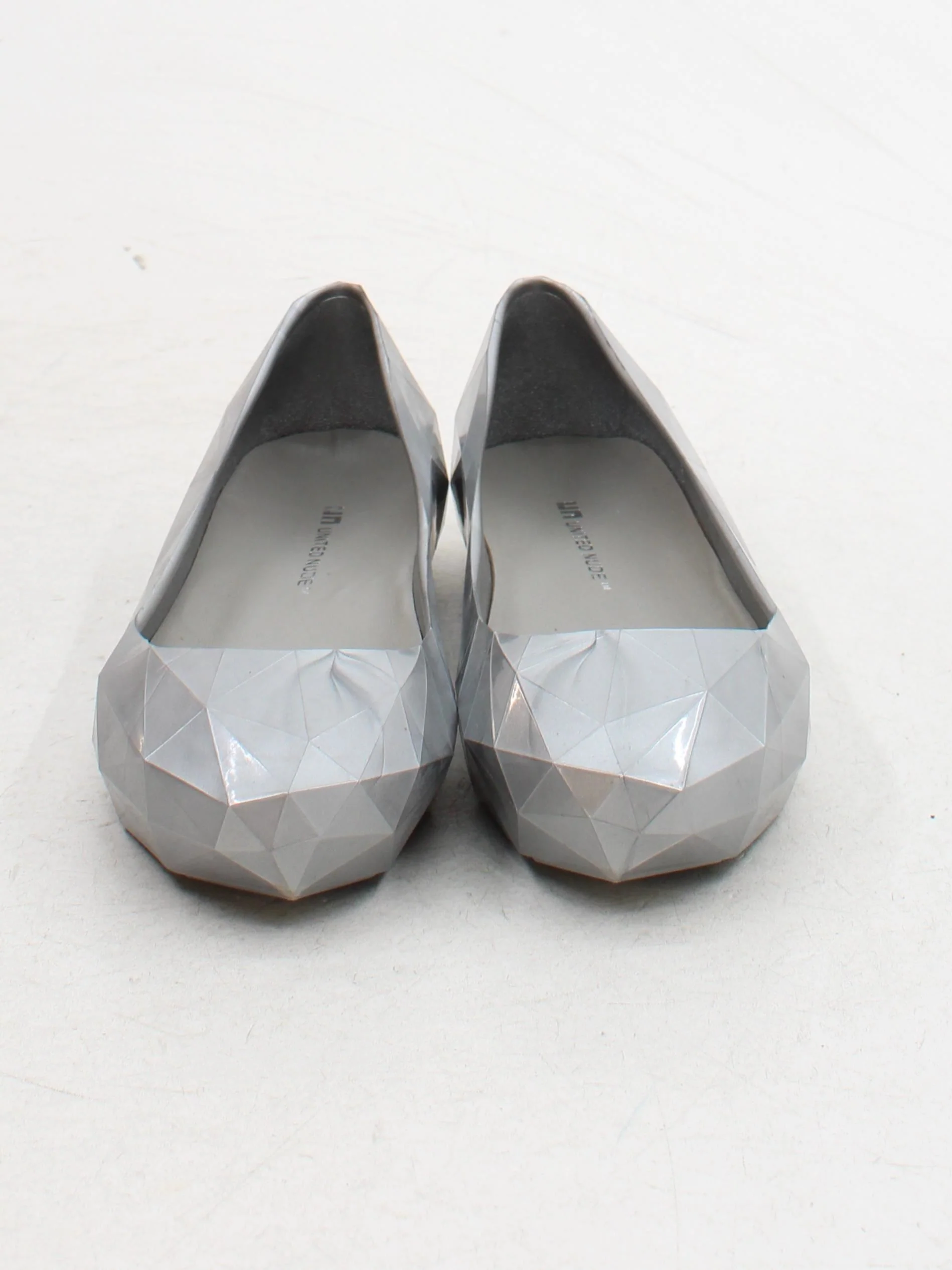 United Nude Women's Flat Shoes UK 7.5 Grey Geometric 100% Other Ballet - Image 2
