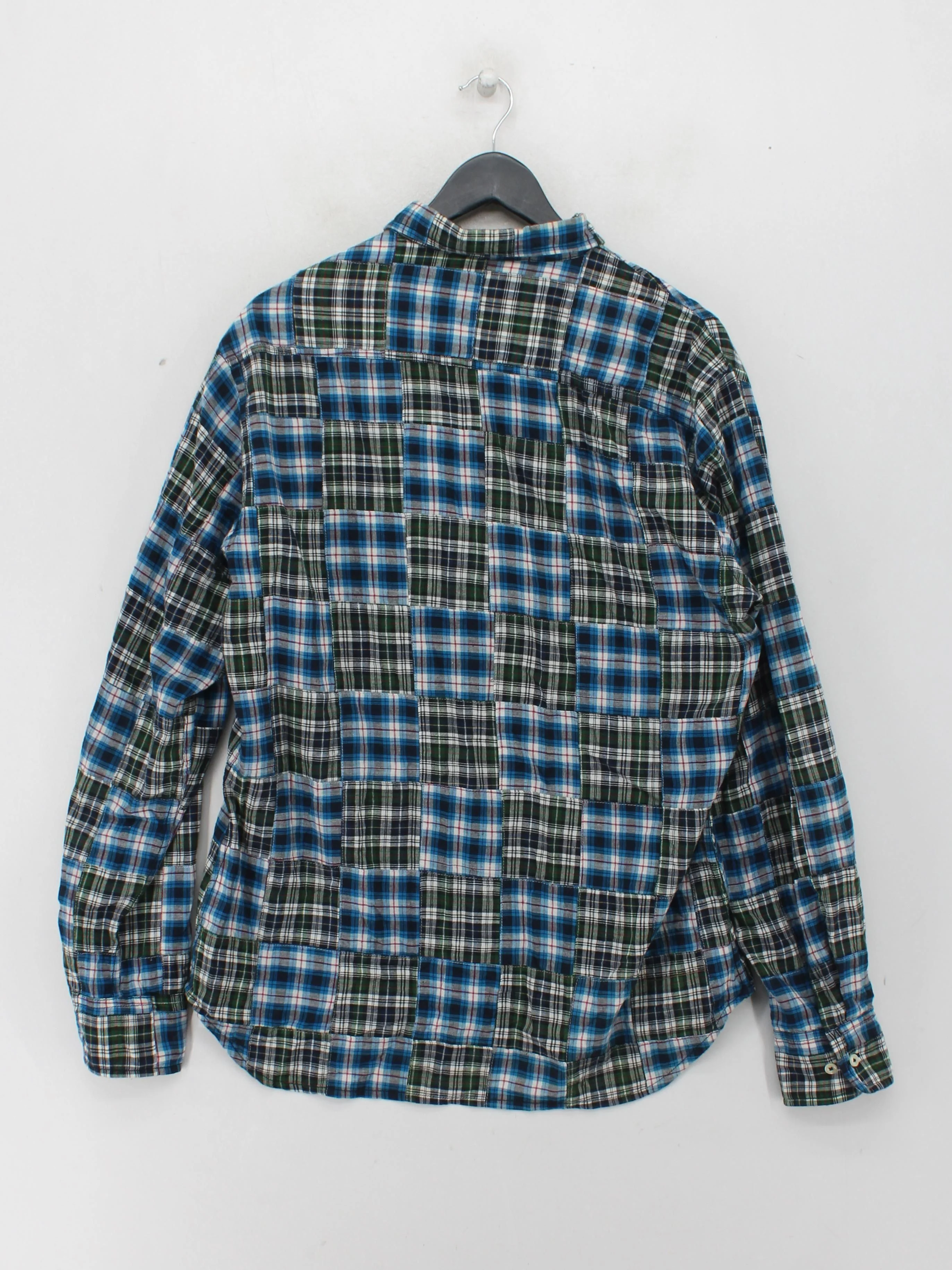 Universal Works Men's Shirt L Multi Checkered 100% Cotton Basic - Image 2