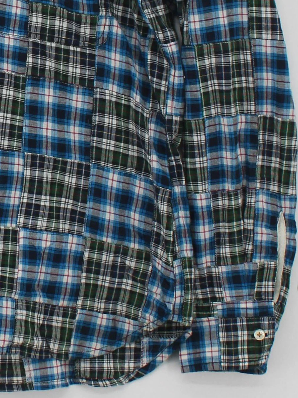 Universal Works Men's Shirt L Multi Checkered 100% Cotton Basic - Image 4