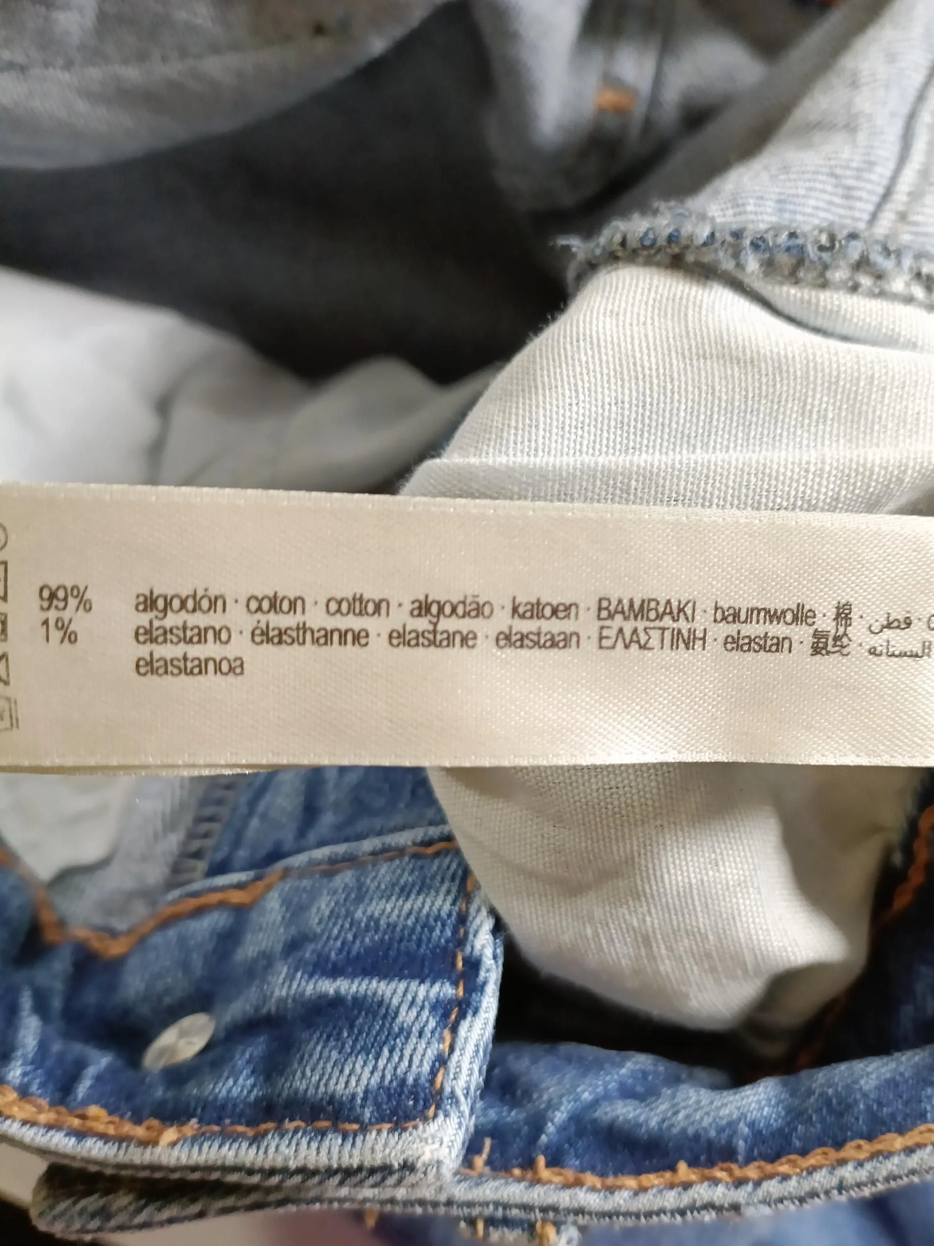 Uterque Women's Jeans W 28 in Blue Cotton with Elastane Skinny - Image 6
