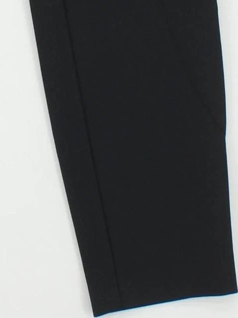 Uterque Women's Trousers S Black Polyamide with Elastane Tapered Chino - Image 4