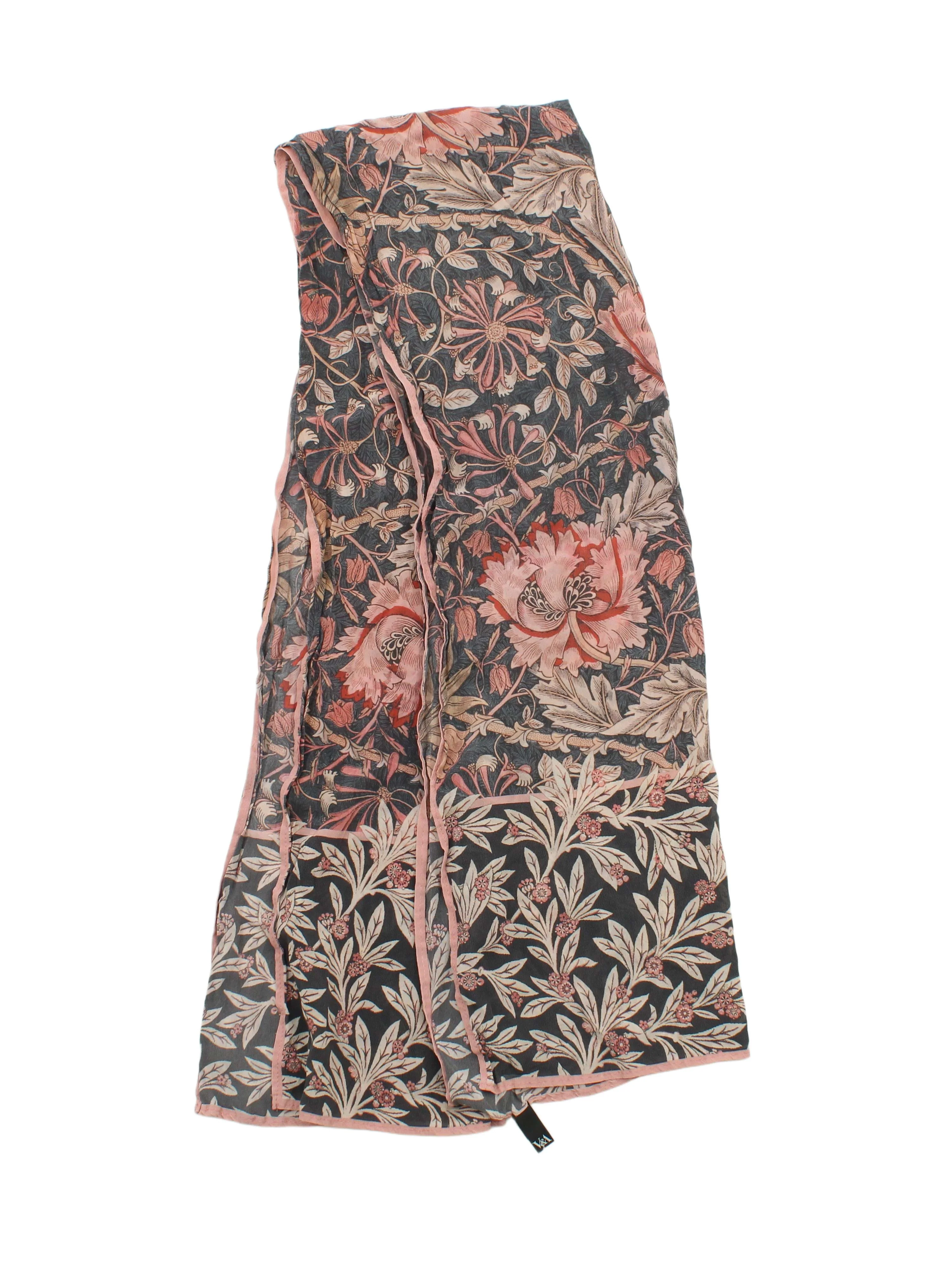 V&A Women's Scarf Multi Floral 100% Other Rectangle Scarf