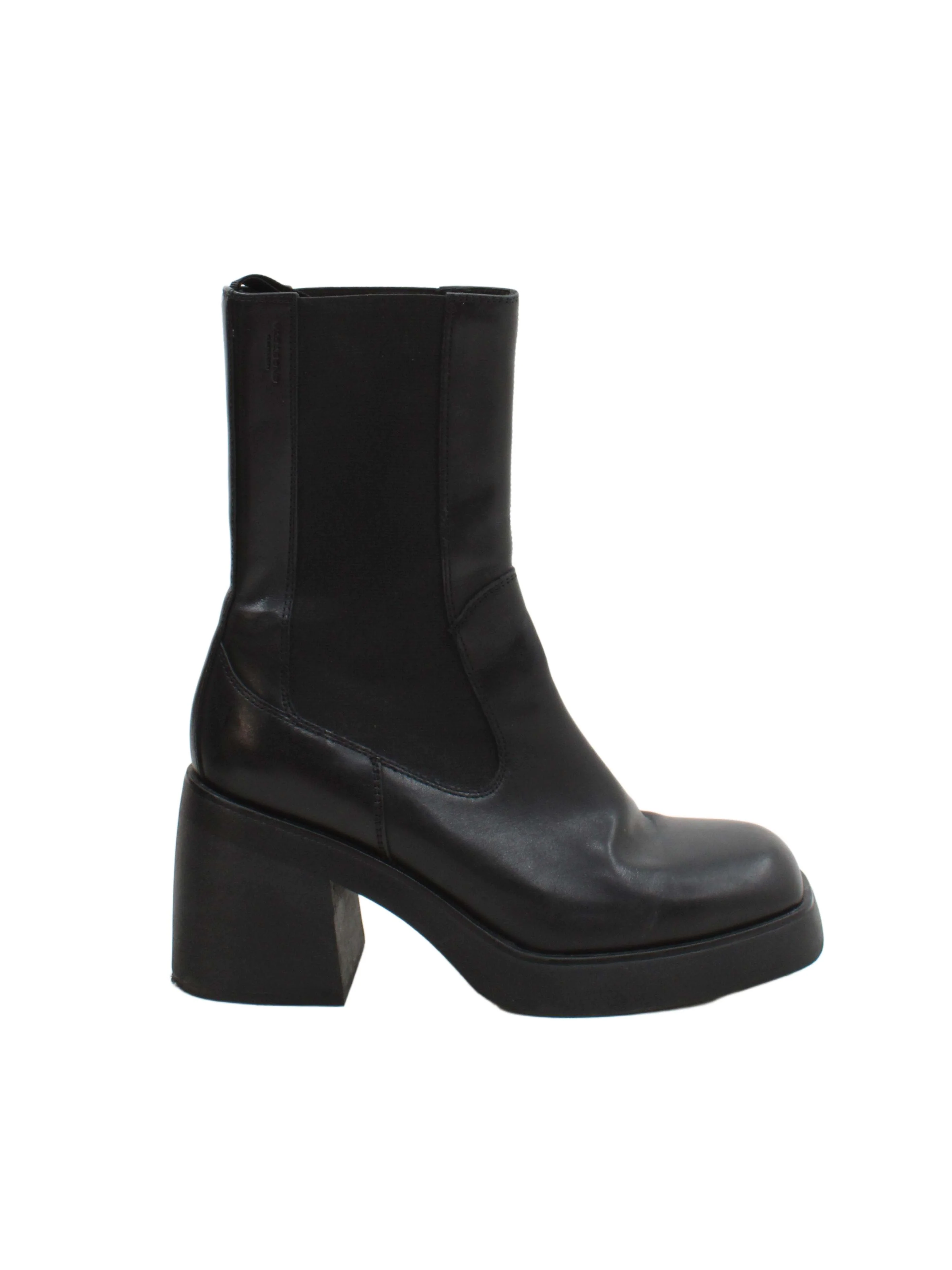 Vagabond Women's Boots UK 6 Black 100% Leather Platform