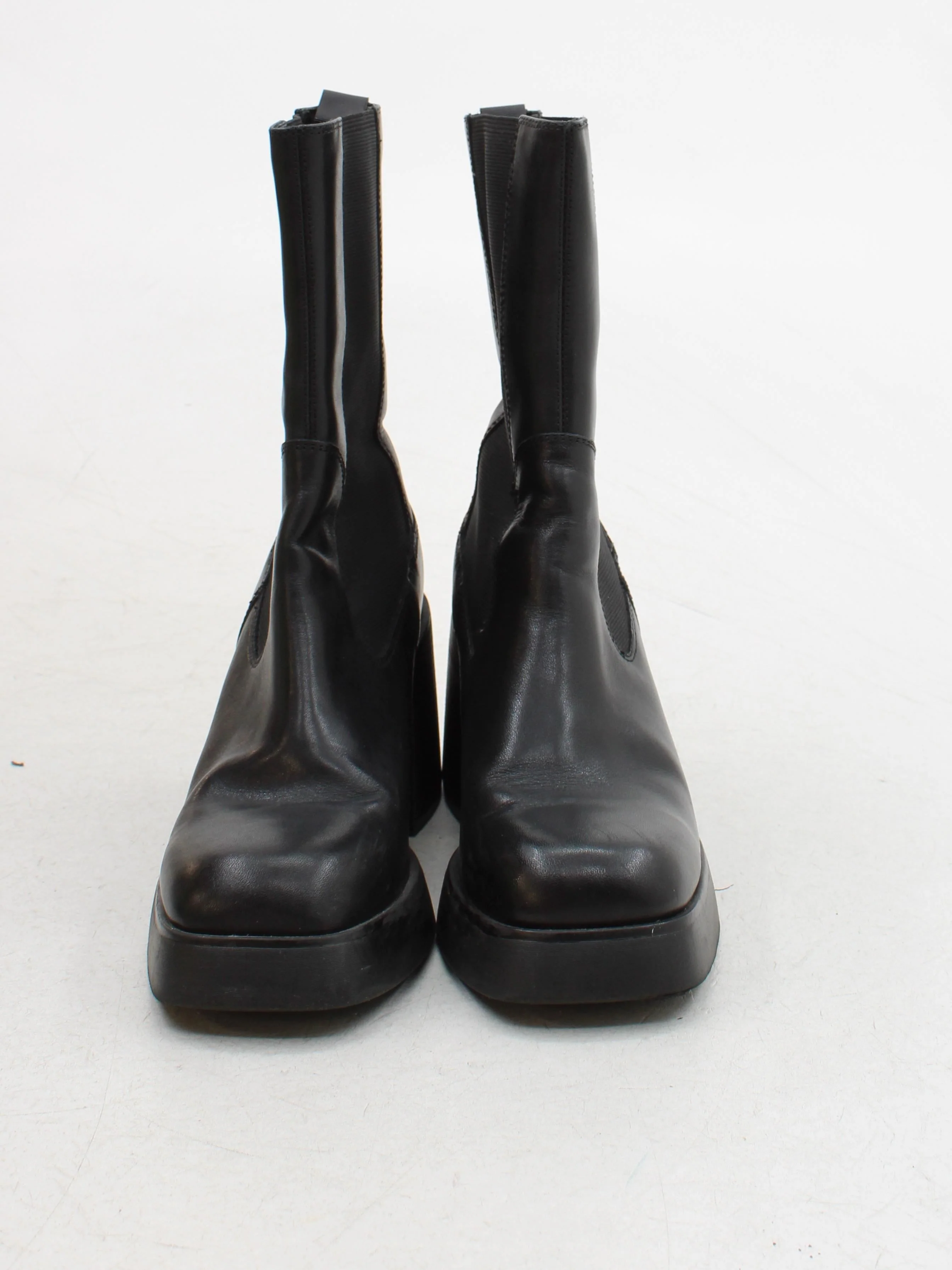 Vagabond Women's Boots UK 6 Black 100% Leather Platform - Image 2